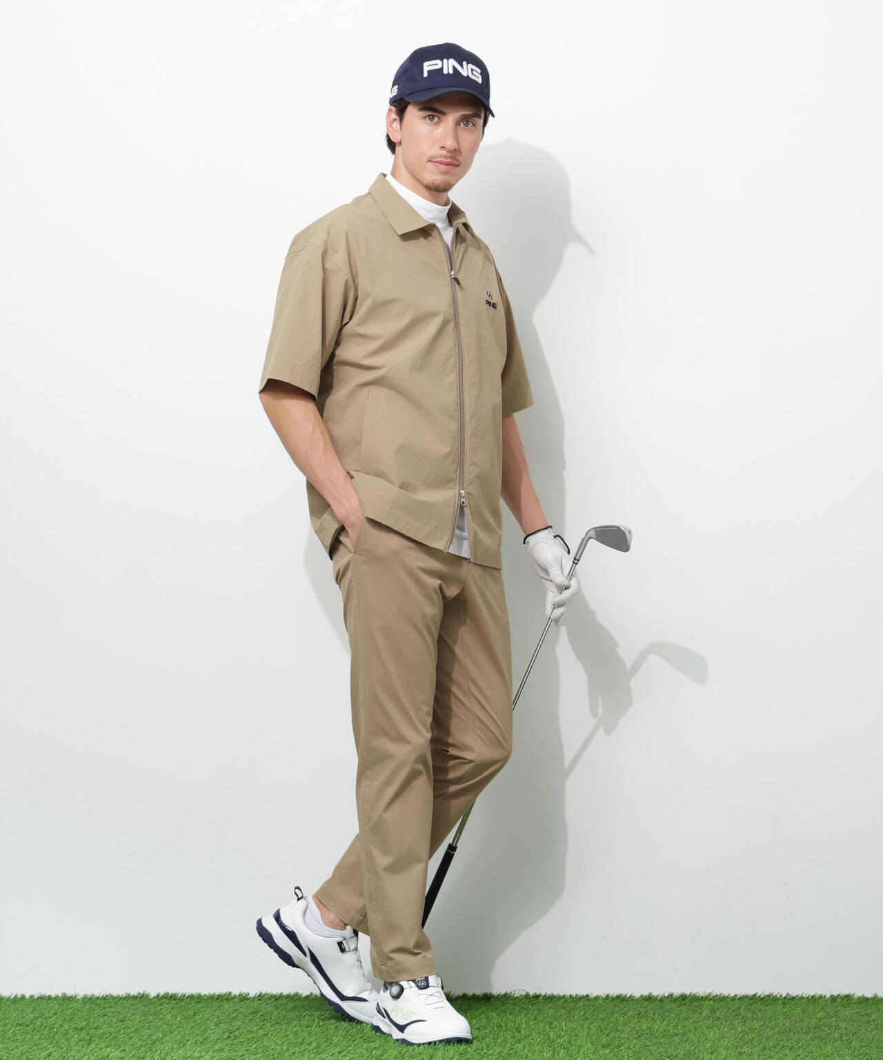 180cm　C:96　W:80　H:93 着用サイズ：L