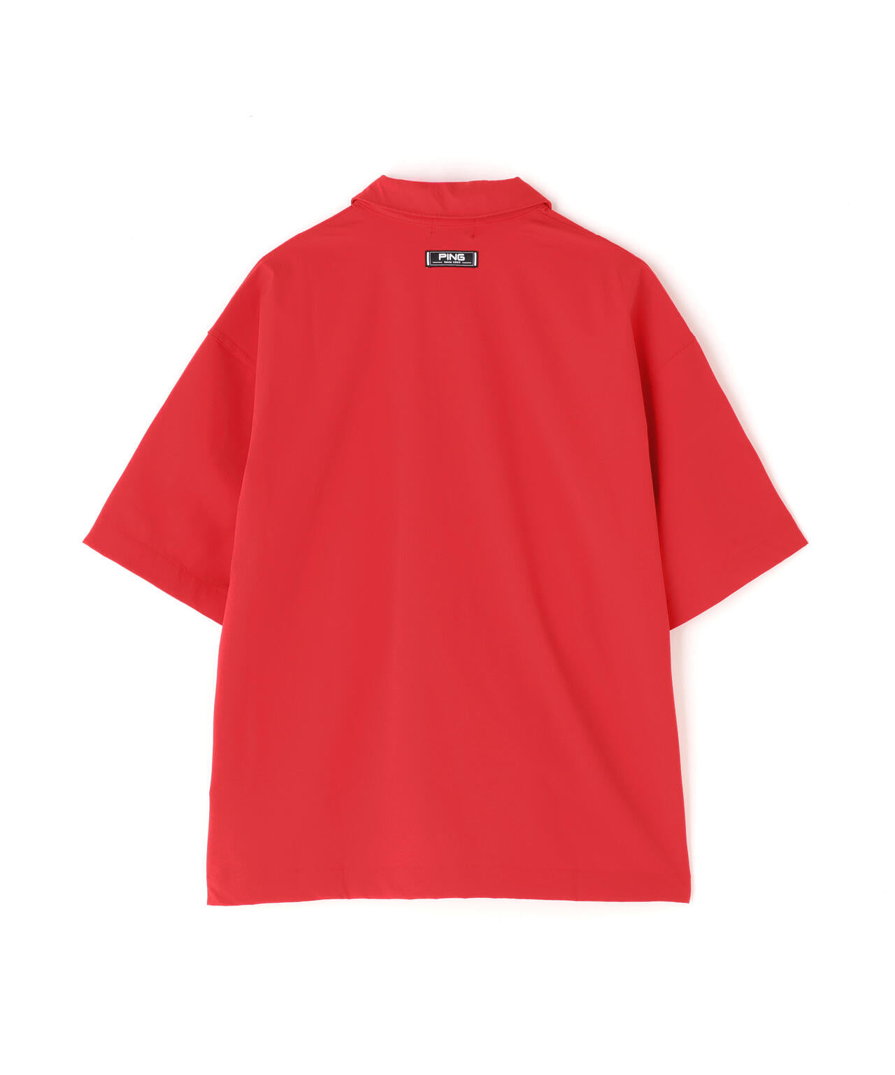 【PING APPAREL】ストレッチリップストップ半袖フルジップシャツ ＜NATIVE＞ (MENS)