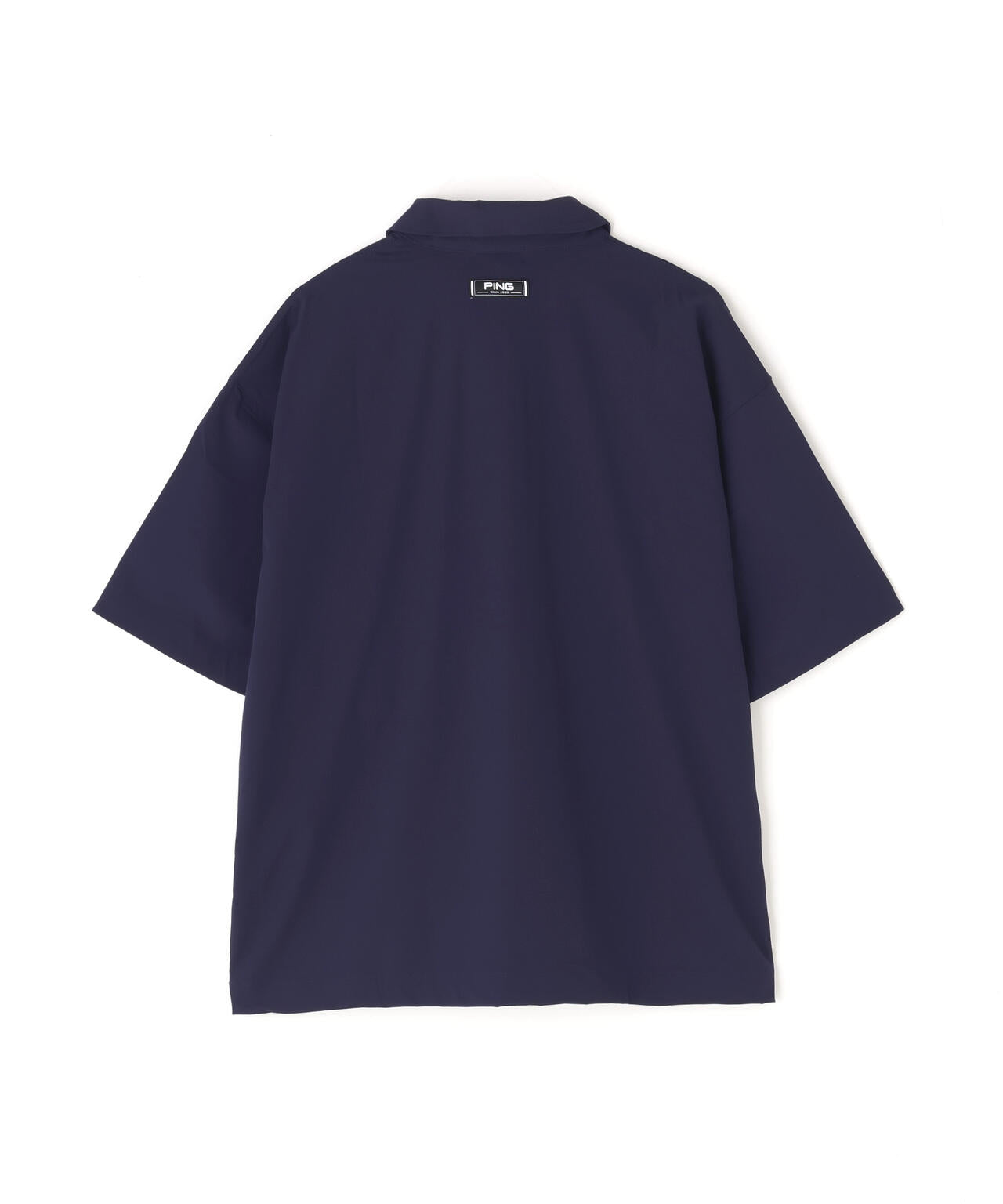 【PING APPAREL】ストレッチリップストップ半袖フルジップシャツ ＜NATIVE＞ (MENS)