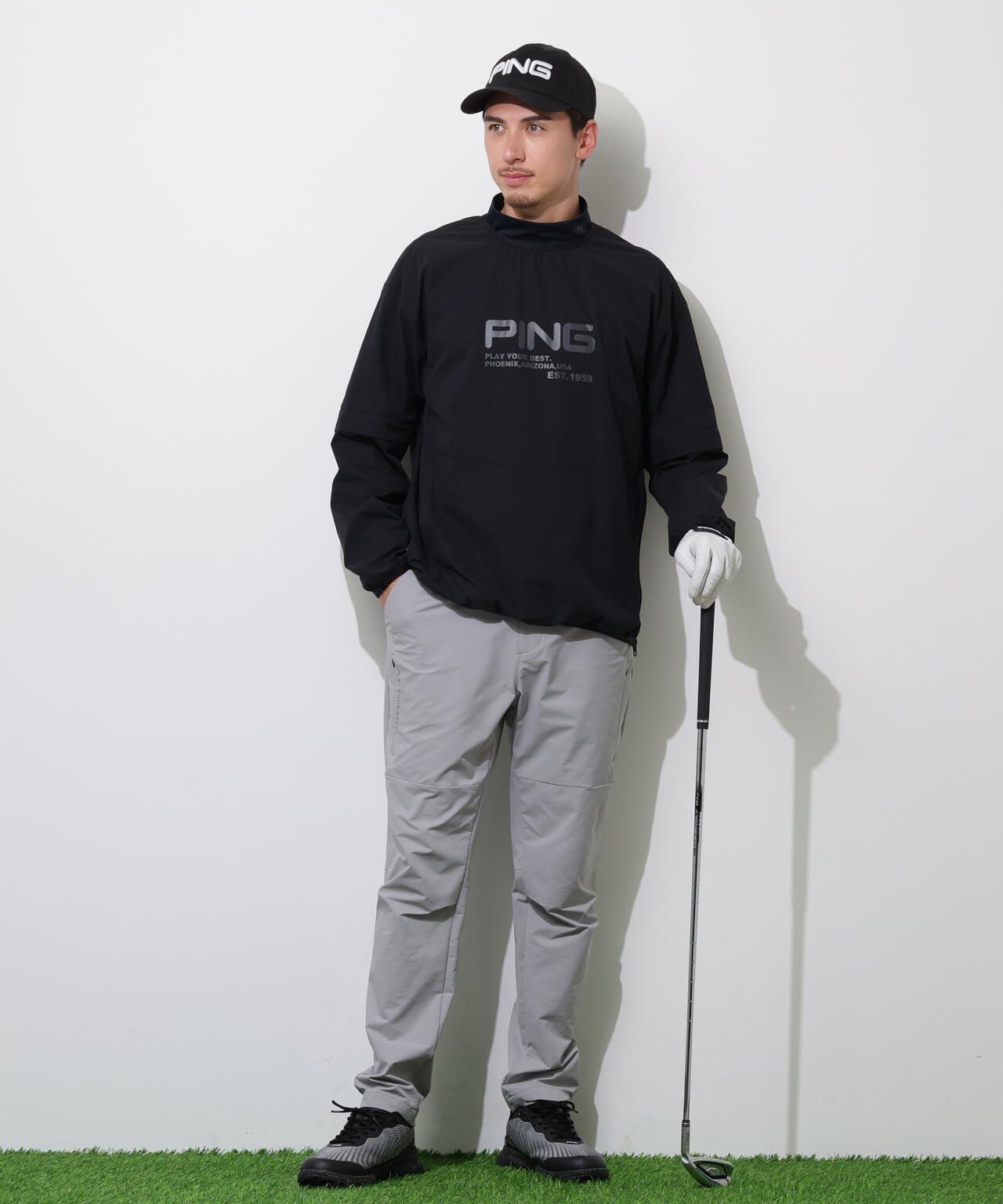 【PING APPAREL】ストレッチリップストップ2WAYブルゾン ＜PERFORMANCE＞ (MENS)
