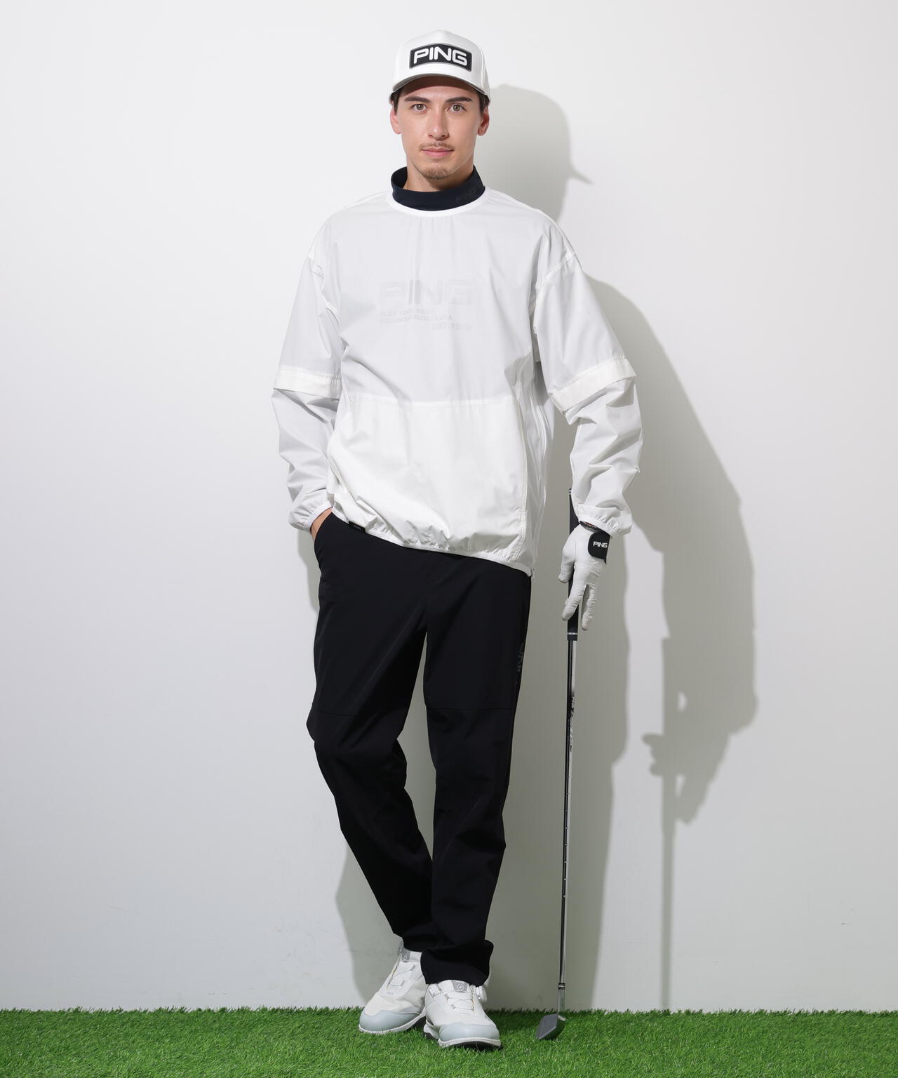 【PING APPAREL】ストレッチリップストップ2WAYブルゾン ＜PERFORMANCE＞ (MENS)