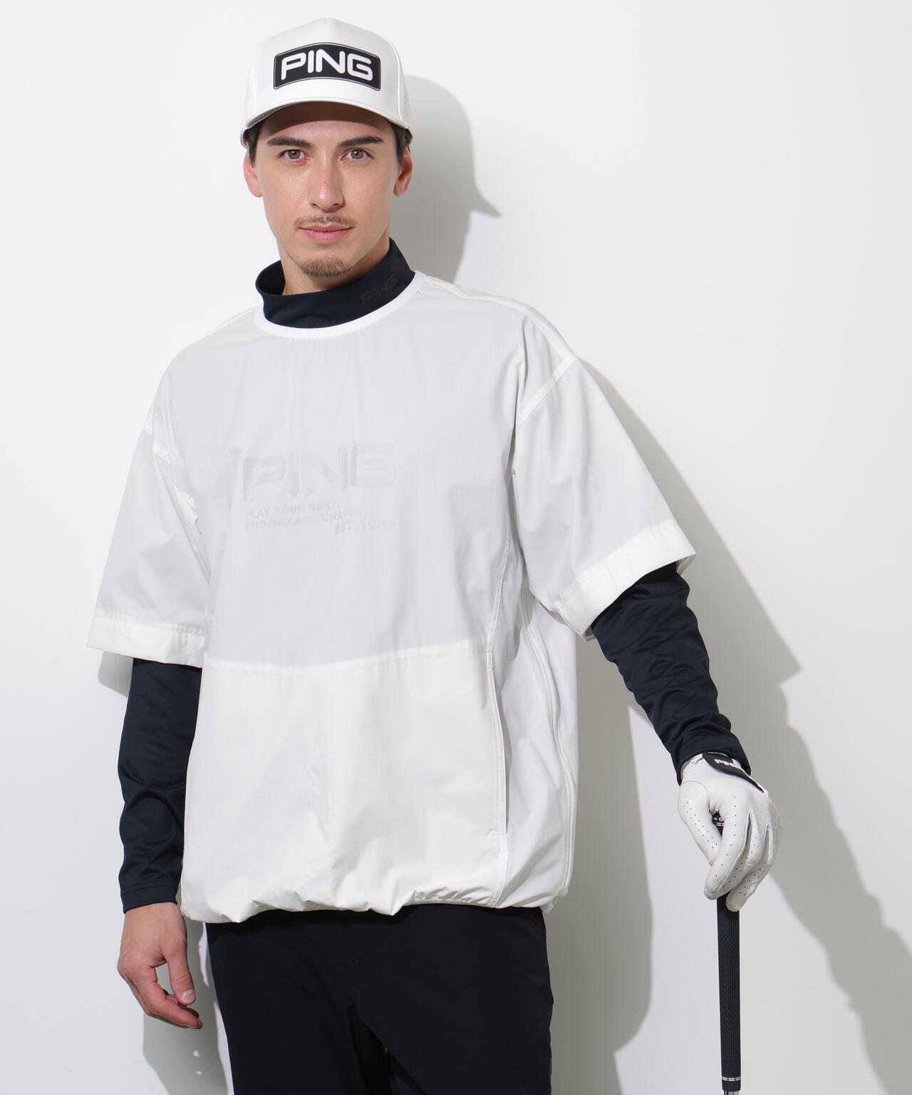 【PING APPAREL】ストレッチリップストップ2WAYブルゾン ＜PERFORMANCE＞ (MENS)