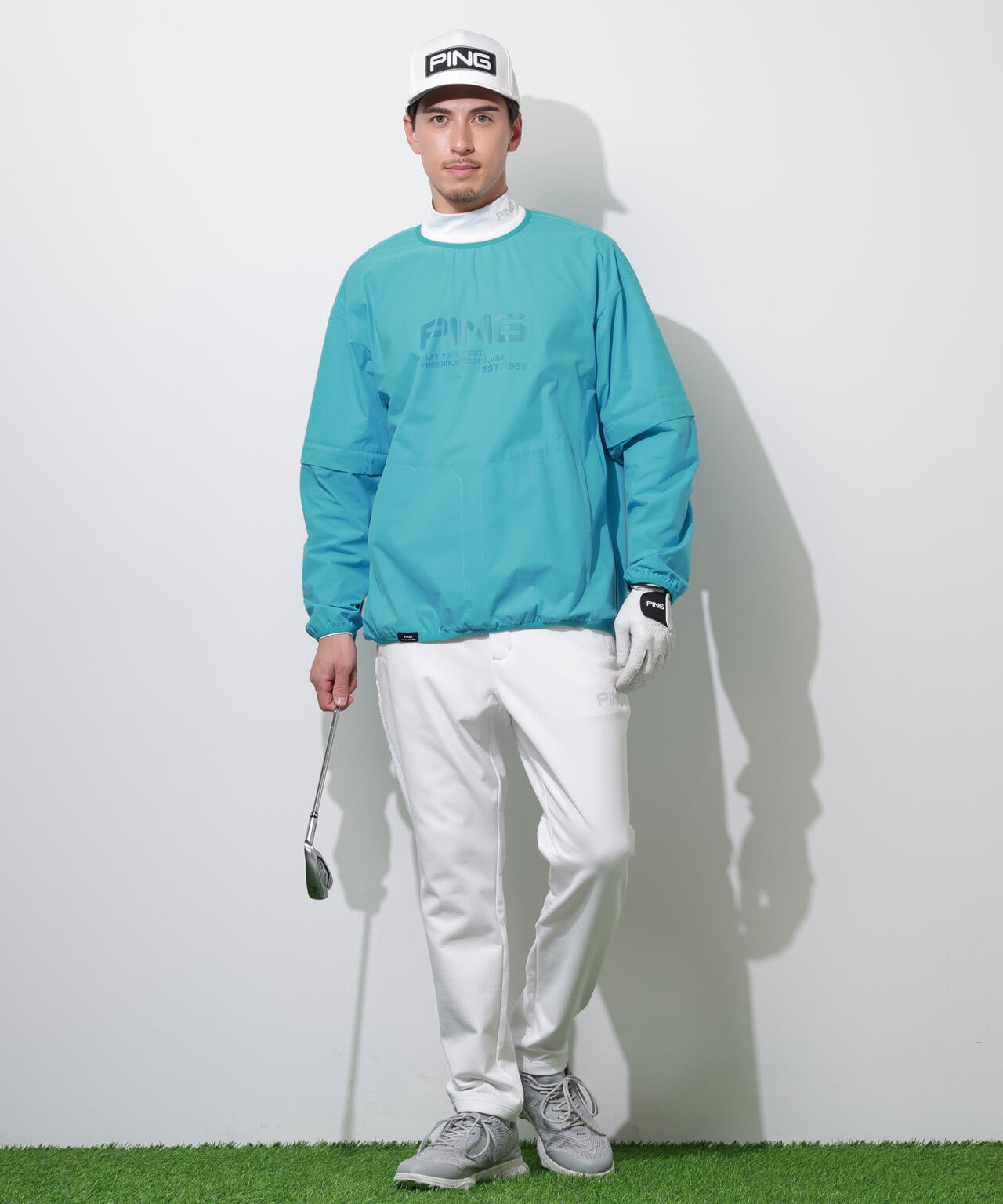 【PING APPAREL】ストレッチリップストップ2WAYブルゾン ＜PERFORMANCE＞ (MENS)