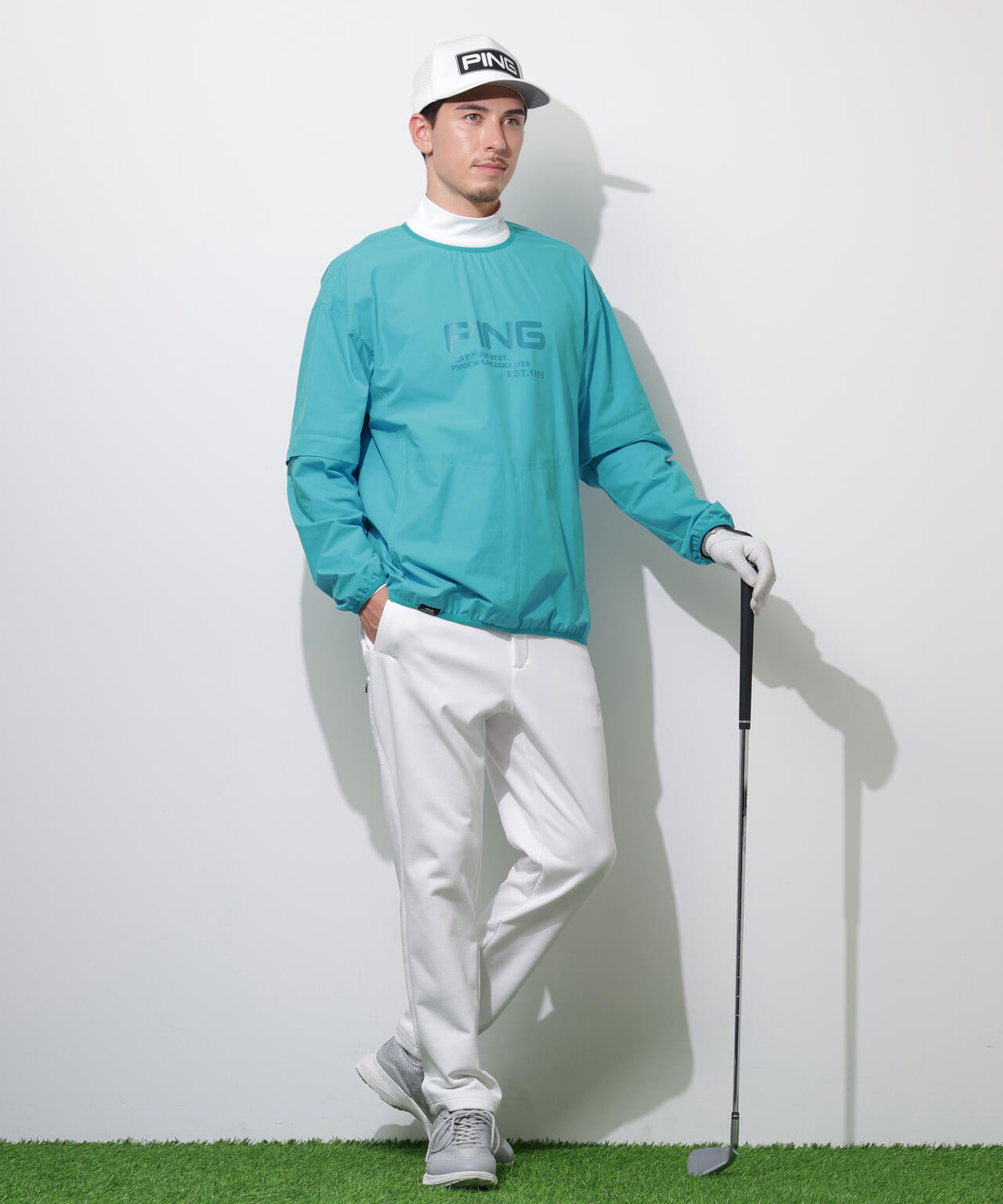 【PING APPAREL】ストレッチリップストップ2WAYブルゾン ＜PERFORMANCE＞ (MENS)