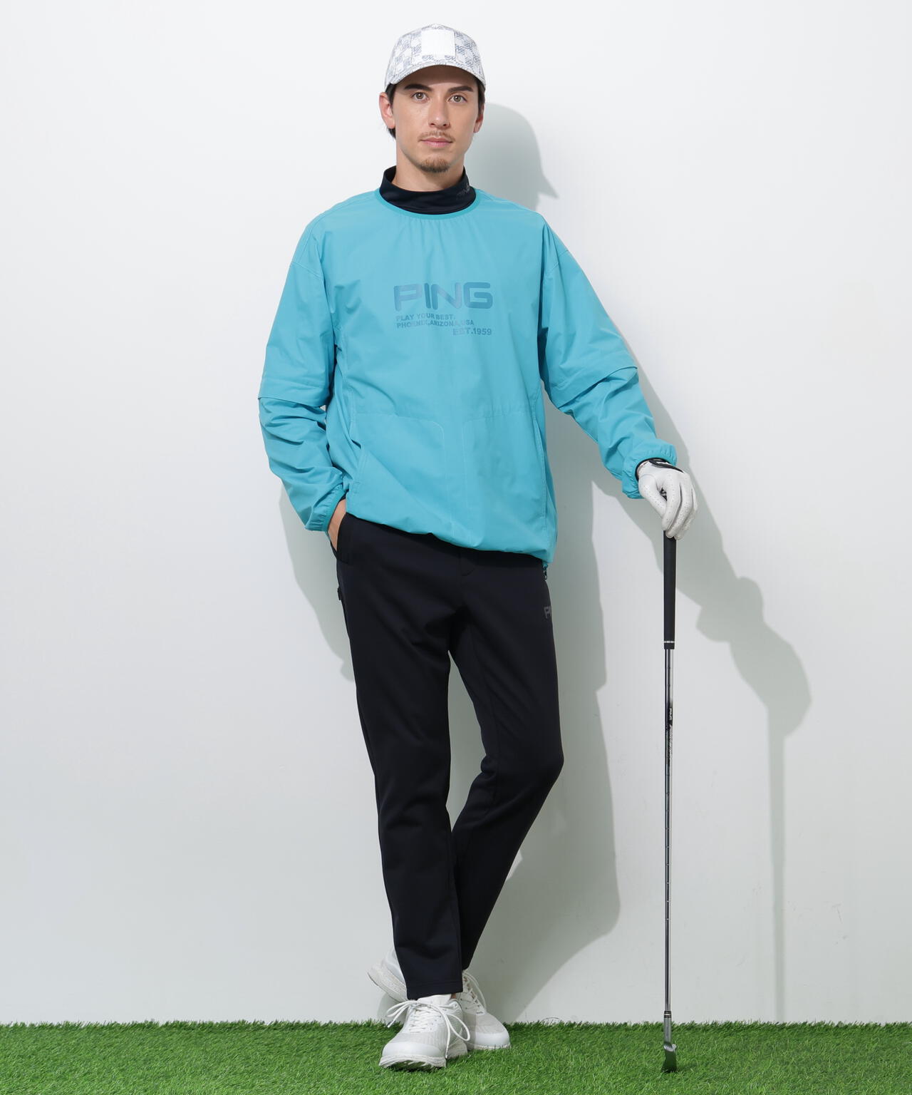 【PING APPAREL】ストレッチリップストップ2WAYブルゾン ＜PERFORMANCE＞ (MENS)