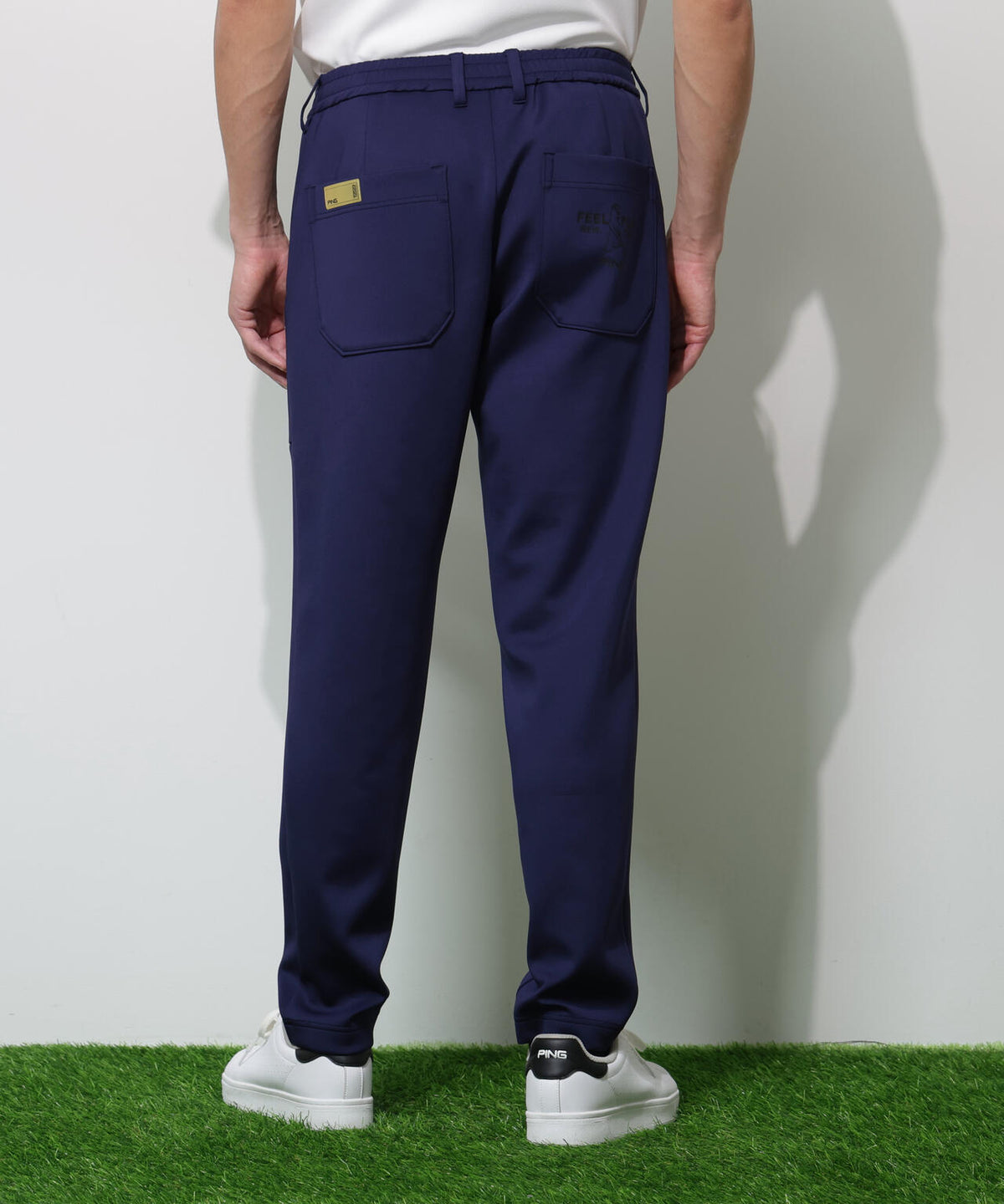 【PING APPAREL】ダンボールニットテーパードパンツ  ＜GOLD＞ (MENS)