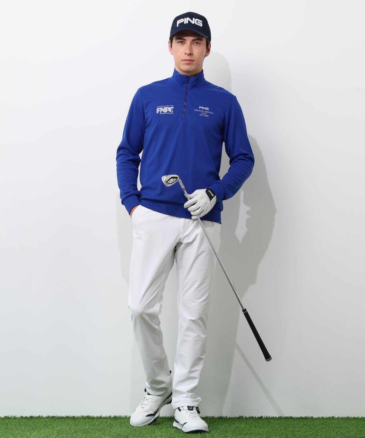 【PING APPAREL】全方向ストレッチツイルテーパードパンツ ＜NATIVE＞ (MENS)