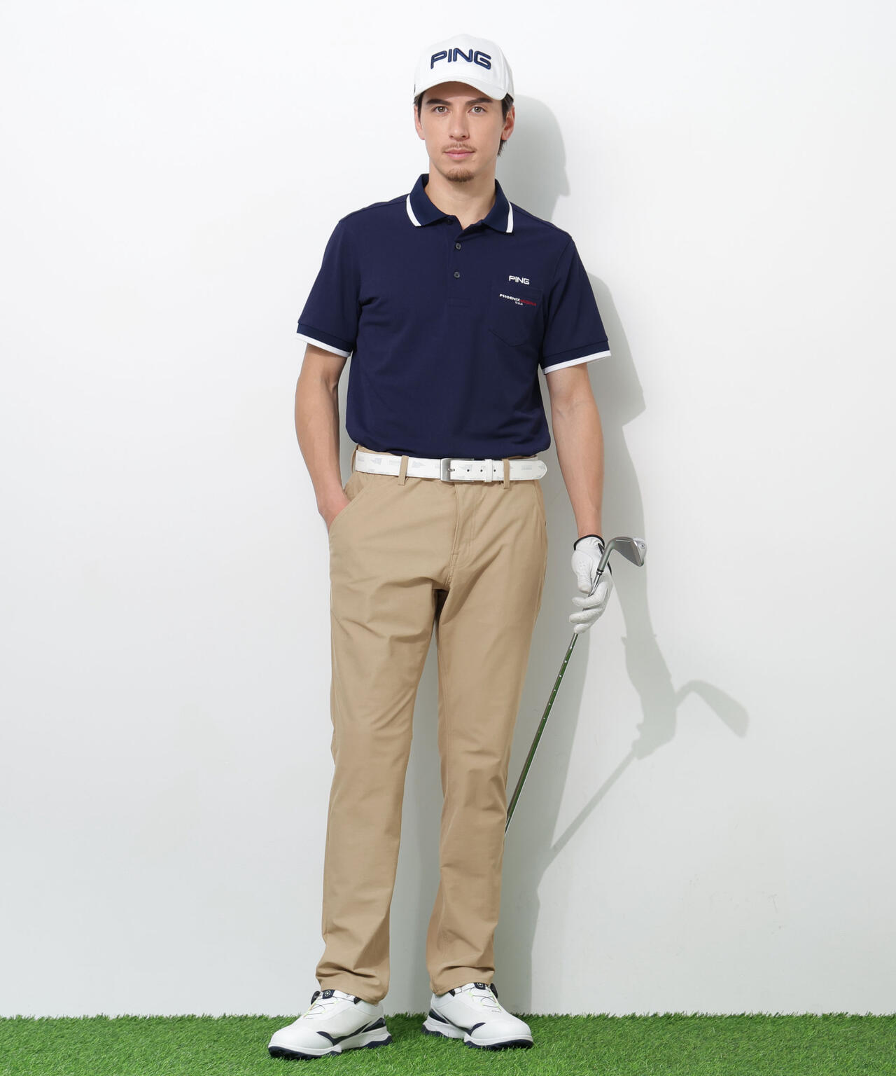 【PING APPAREL】全方向ストレッチツイルテーパードパンツ ＜NATIVE＞ (MENS)