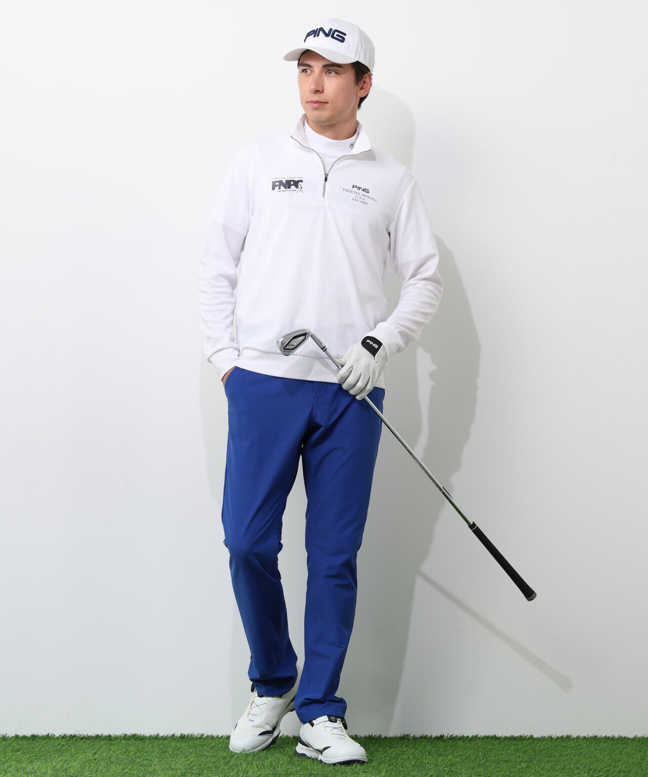 【PING APPAREL】全方向ストレッチツイルテーパードパンツ ＜NATIVE＞ (MENS)