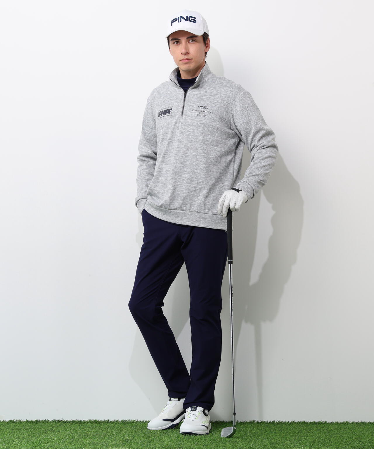 【PING APPAREL】全方向ストレッチツイルテーパードパンツ ＜NATIVE＞ (MENS)