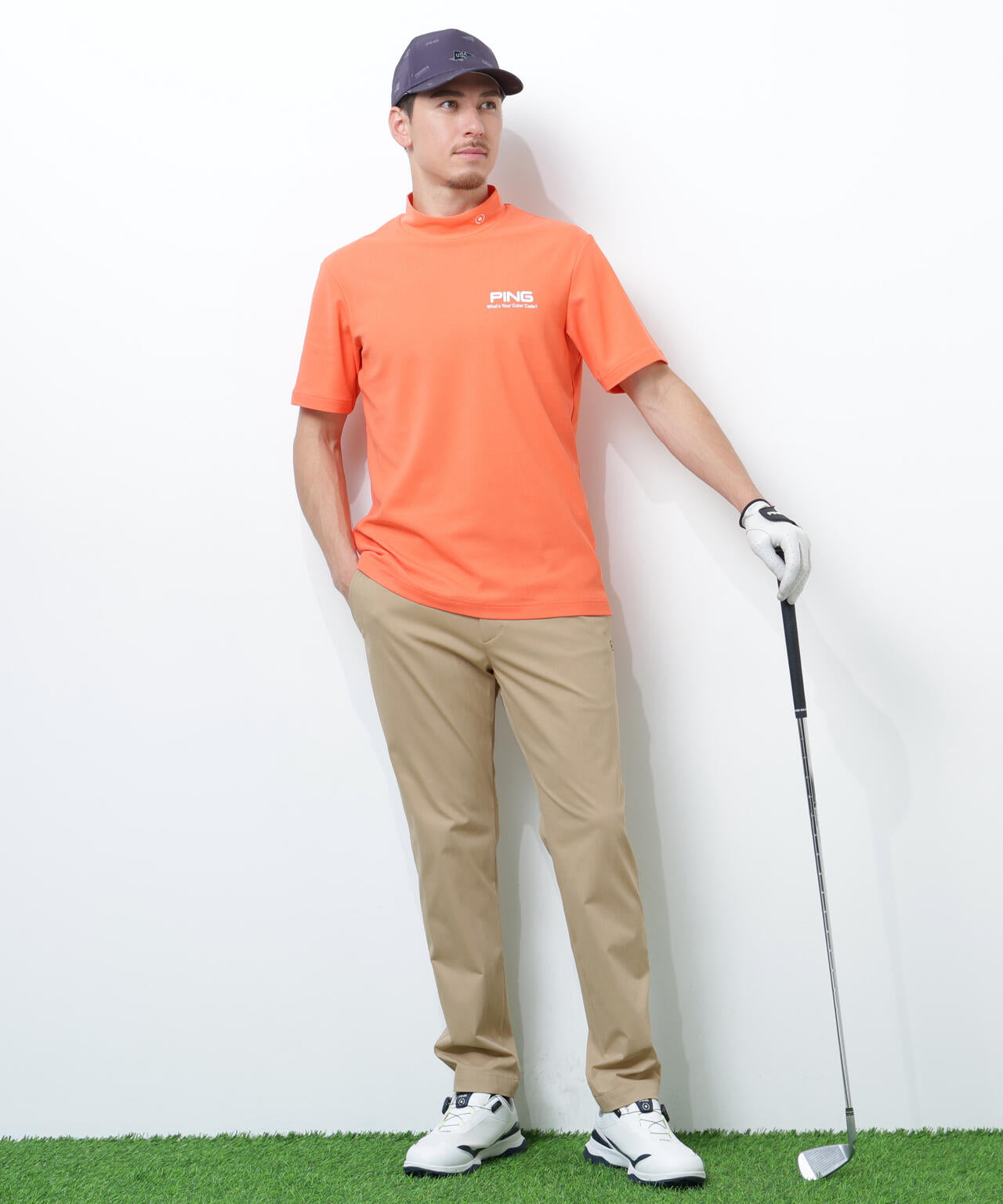【PING APPAREL】フィット＆ストレッチテーパードパンツ ＜NATIVE＞ (MENS)