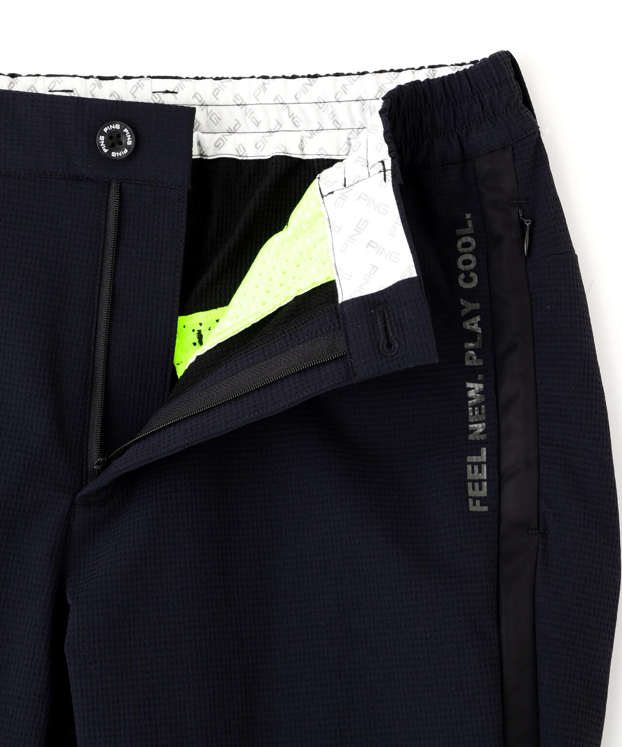 【PING APPAREL】全方向ストレッチ緯二重テーパードパンツ ＜GOLD＞ (MENS)