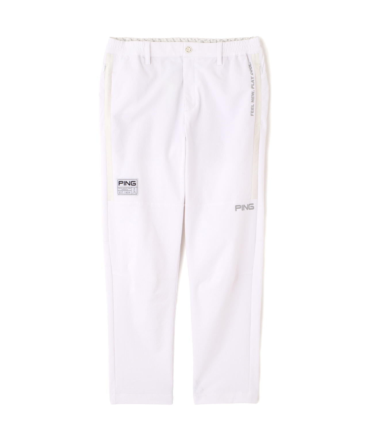 【PING APPAREL】全方向ストレッチ緯二重テーパードパンツ ＜GOLD＞ (MENS)