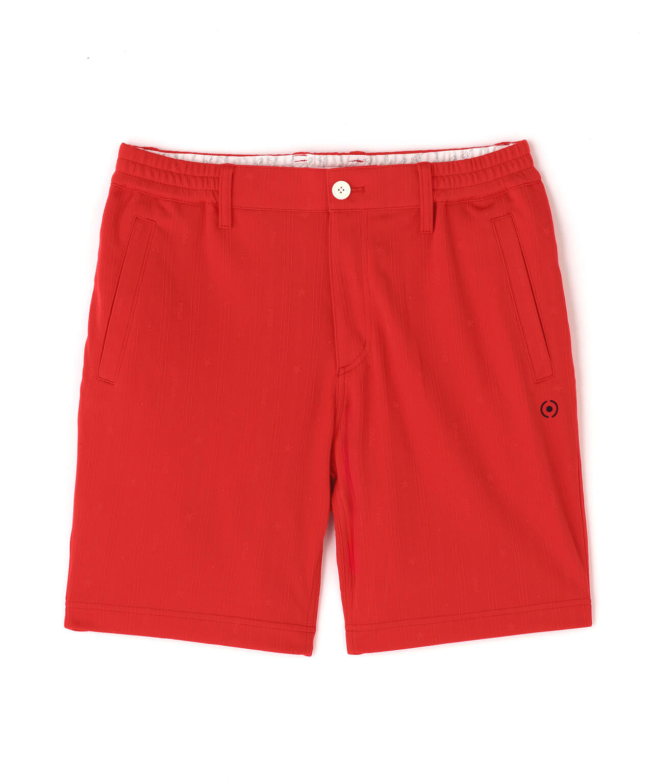 【PING APPAREL】全方向ストレッチ凸凹ストライプジャカードショートパンツ ＜NATIVE＞ (MENS)