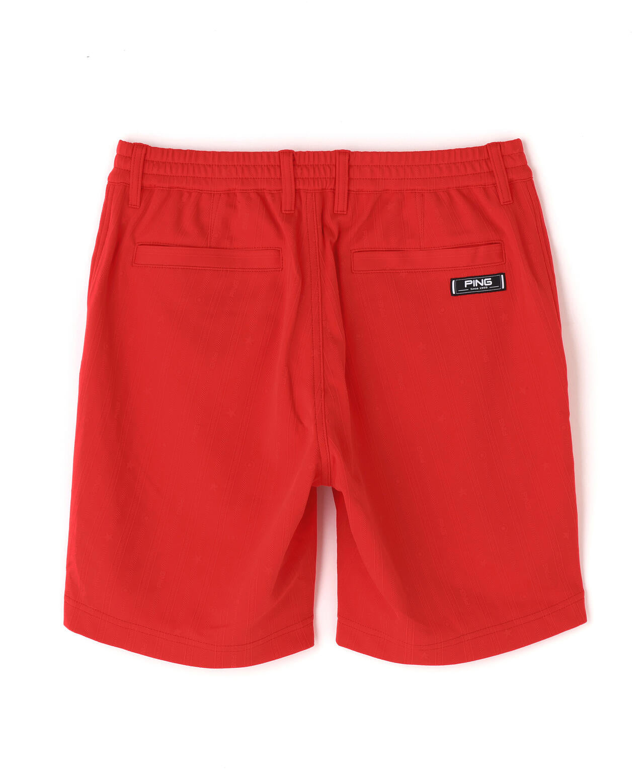 【PING APPAREL】全方向ストレッチ凸凹ストライプジャカードショートパンツ ＜NATIVE＞ (MENS)