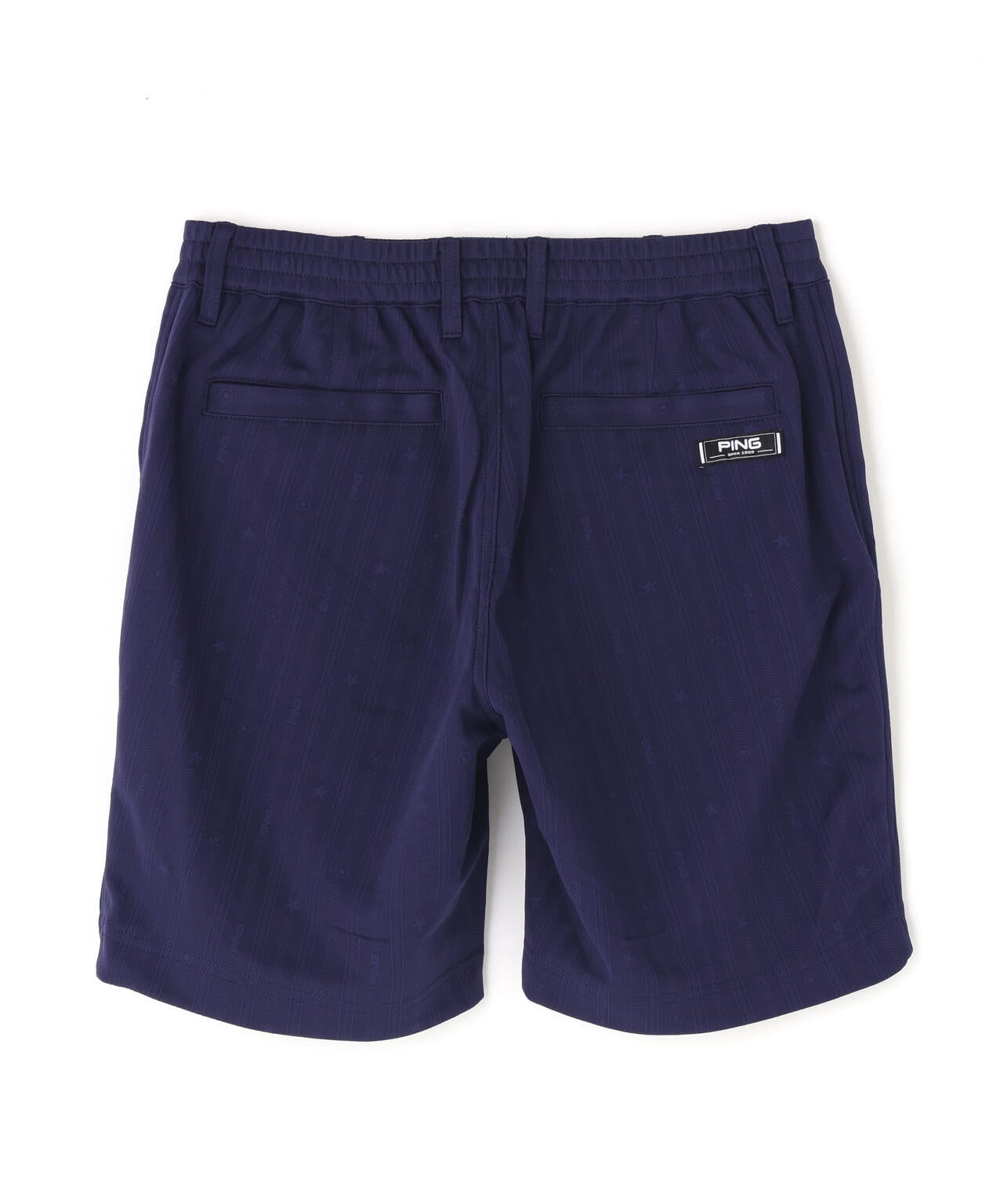 【PING APPAREL】全方向ストレッチ凸凹ストライプジャカードショートパンツ ＜NATIVE＞ (MENS)