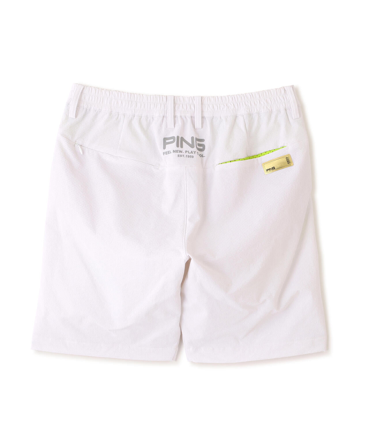 【PING APPAREL】全方向ストレッチ 緯二重ショートパンツ ＜GOLD＞ (MENS)