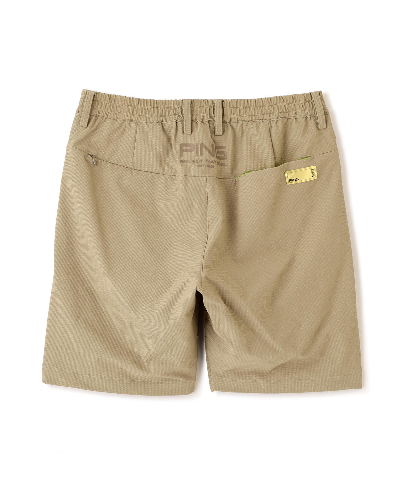 【PING APPAREL】全方向ストレッチ 緯二重ショートパンツ ＜GOLD＞ (MENS)