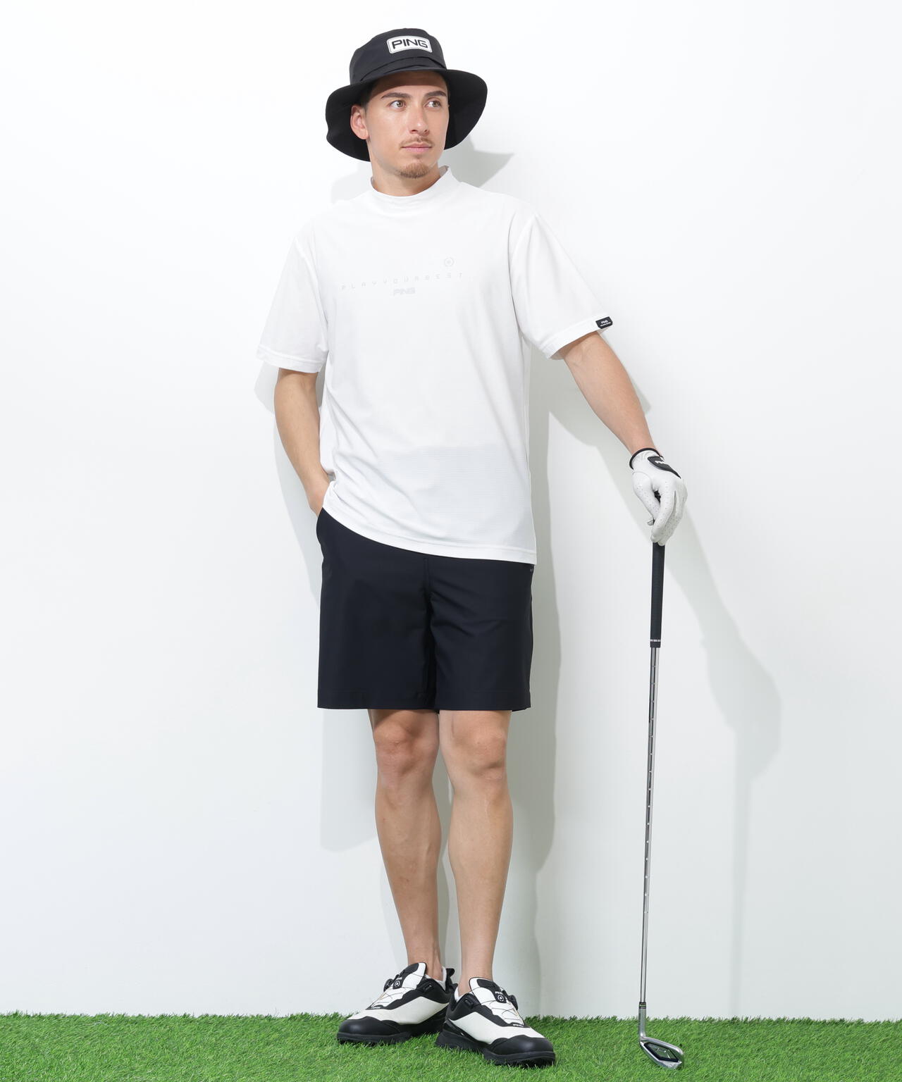 【PING APPAREL】ストレッチドビーショートパンツ ＜PERFORMANCE＞ (MENS)