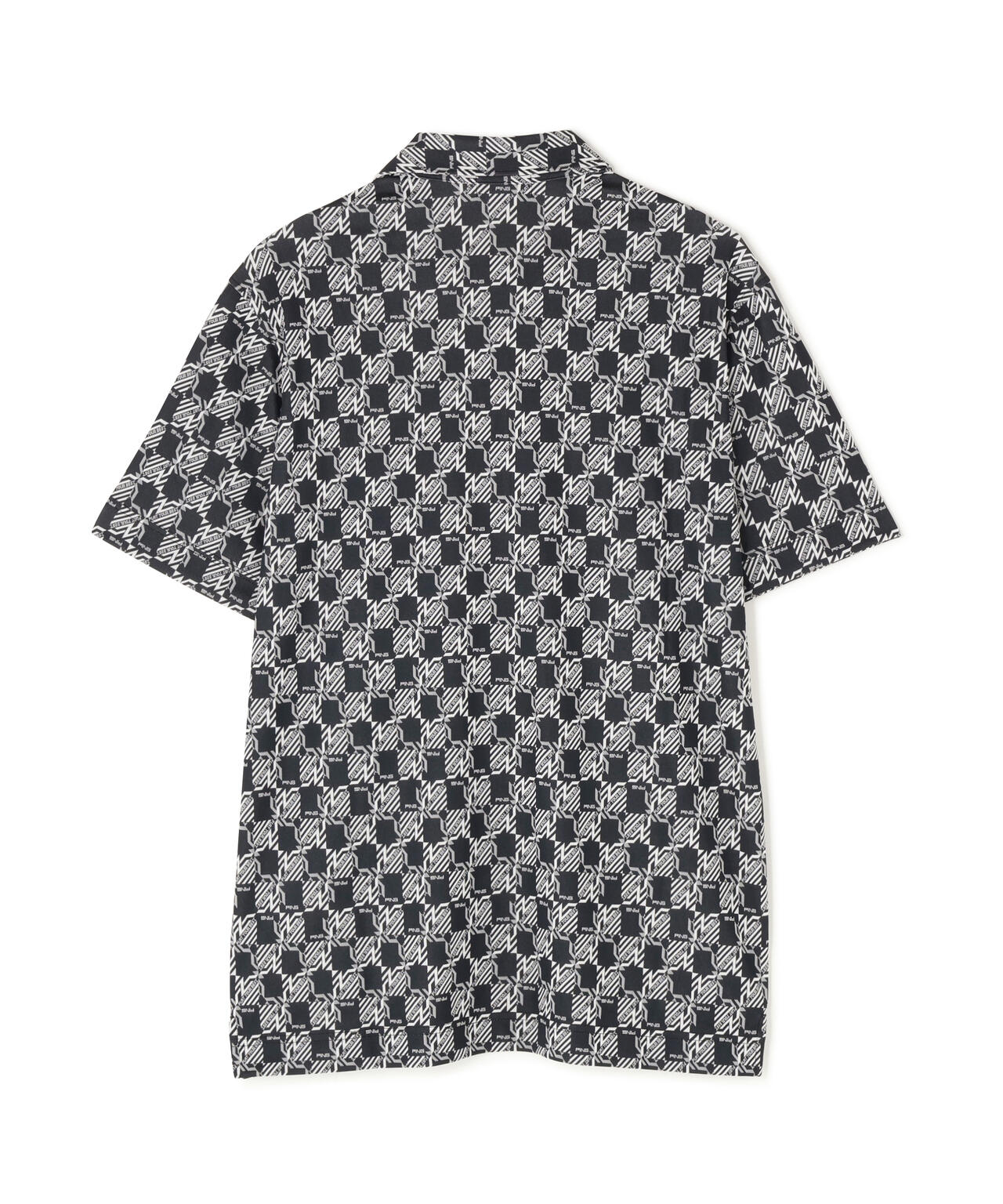 【PING APPAREL】AZモノグラムジャカードブロックロゴ半袖ポロシャツ ＜PERFORMANCE＞ (MENS)