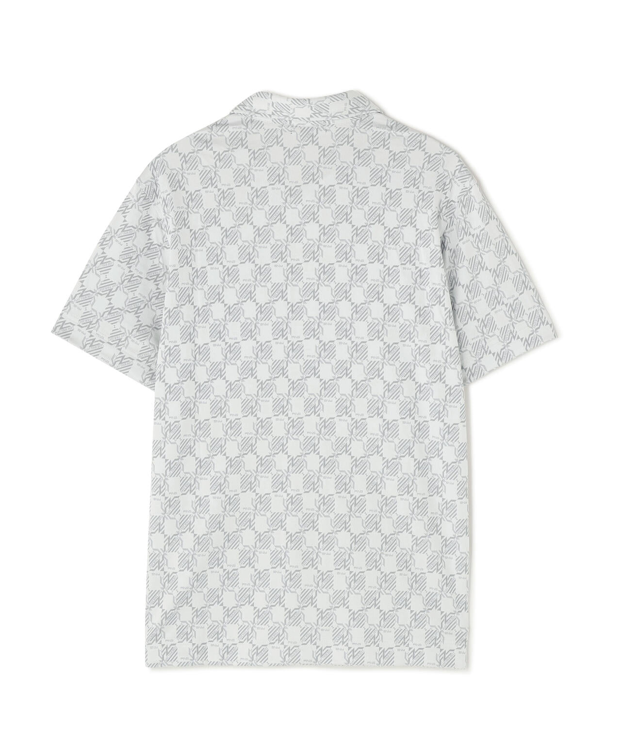 【PING APPAREL】AZモノグラムジャカードブロックロゴ半袖ポロシャツ ＜PERFORMANCE＞ (MENS)