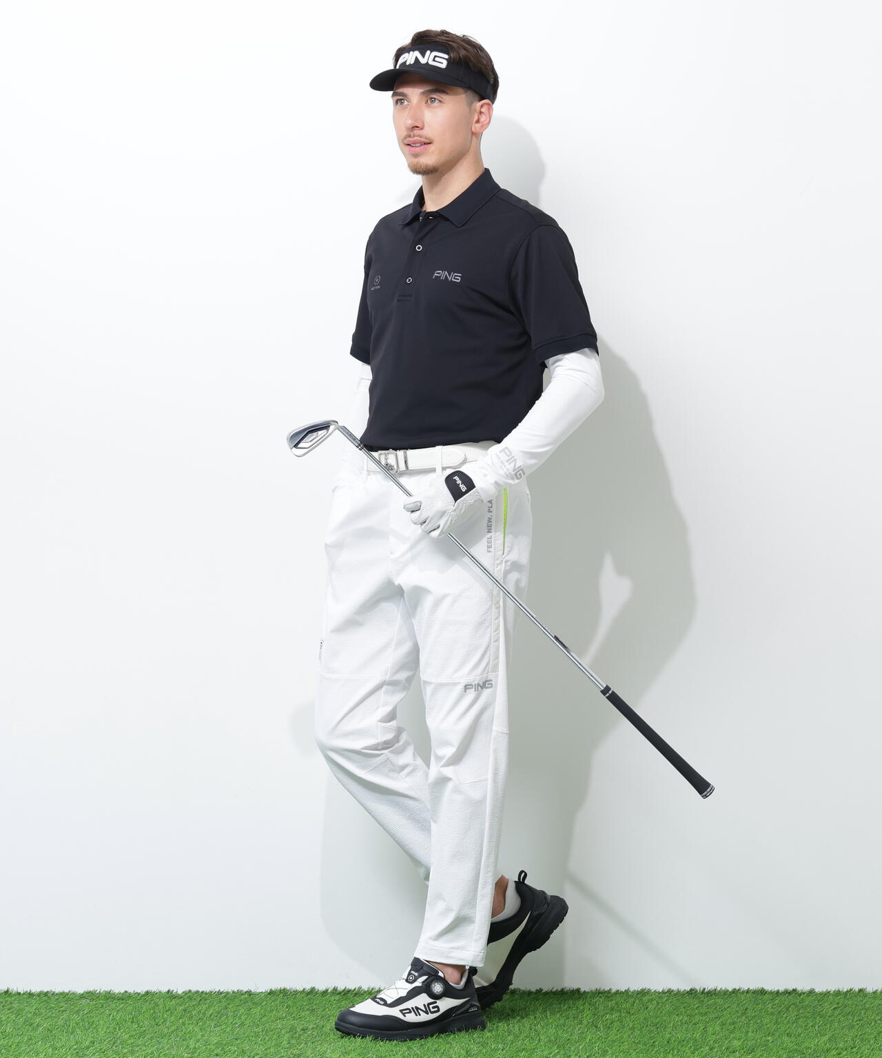 【PING APPAREL】レイブロック半袖ポロシャツ ＜PERFORMANCE＞ (MENS)