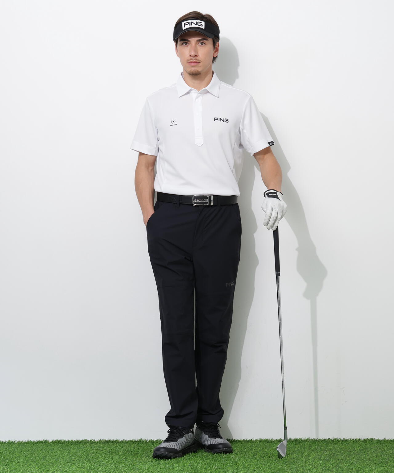 【PING APPAREL】エアロクールカノコ半袖ポロシャツ ＜PERFORMANCE＞ (MENS)