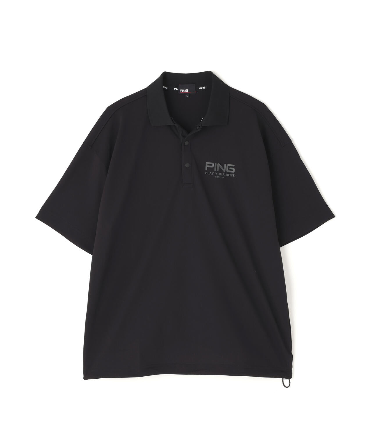 【PING APPAREL】クイックドライUV半袖カノコオーバーポロシャツ ＜PERFORMANCE＞ (MENS)