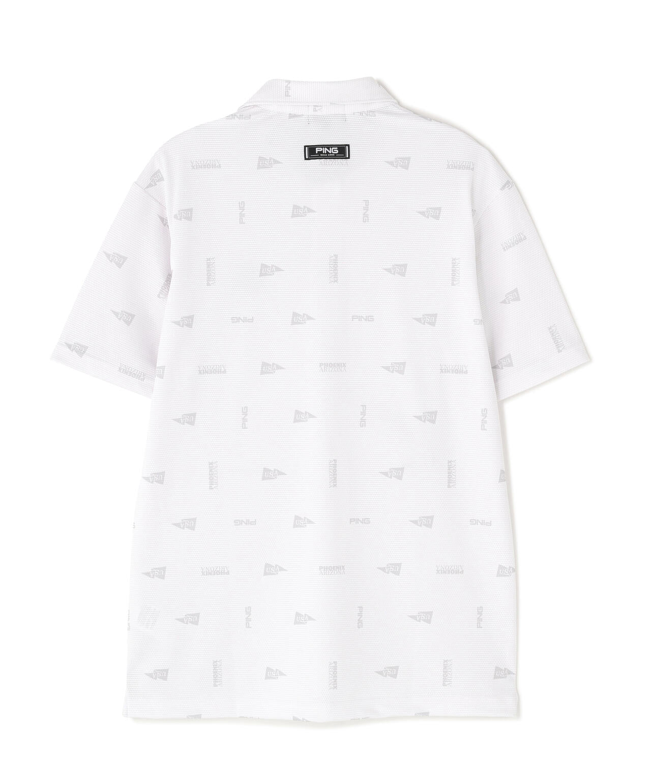 【PING APPAREL】ストレッチミニポップコーン半袖ポロシャツ ＜NATIVE＞ (MENS)