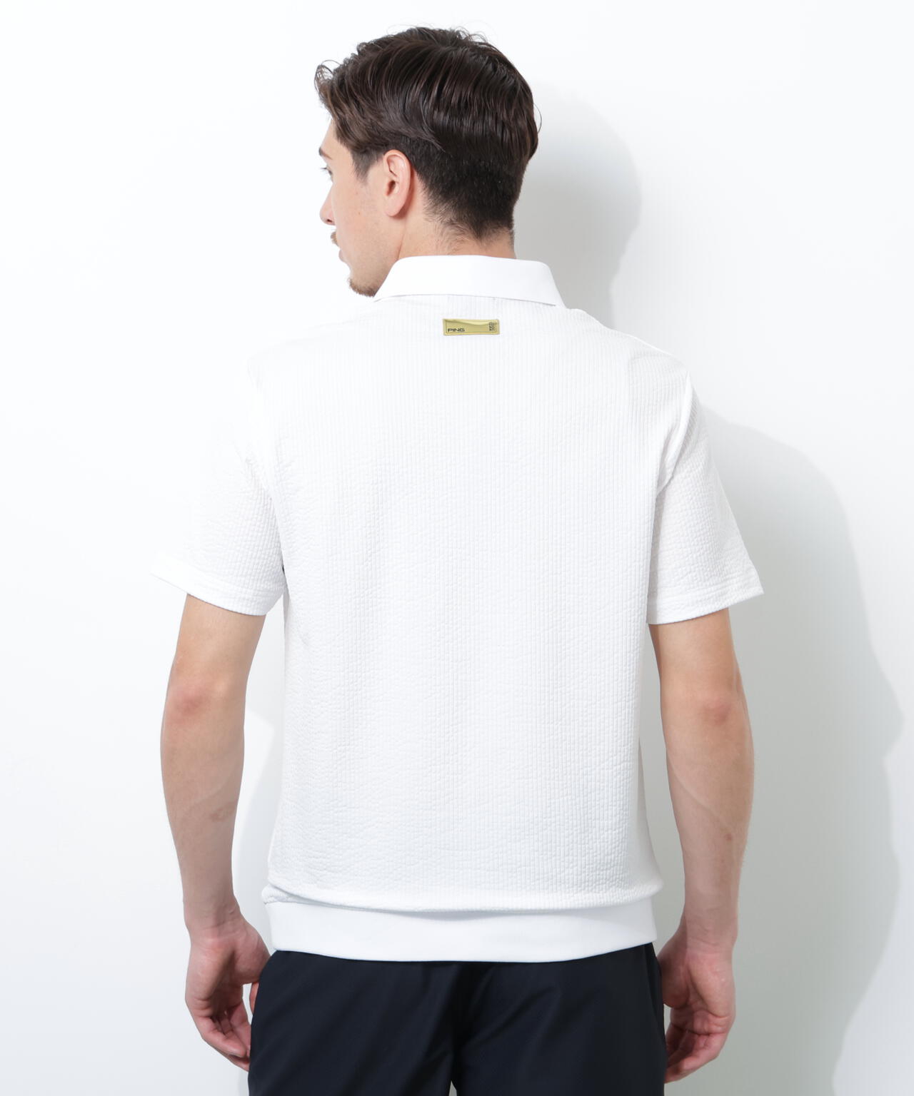 【PING APPAREL】PEサッカー半袖ポロシャツ ＜GOLD＞ (MENS)