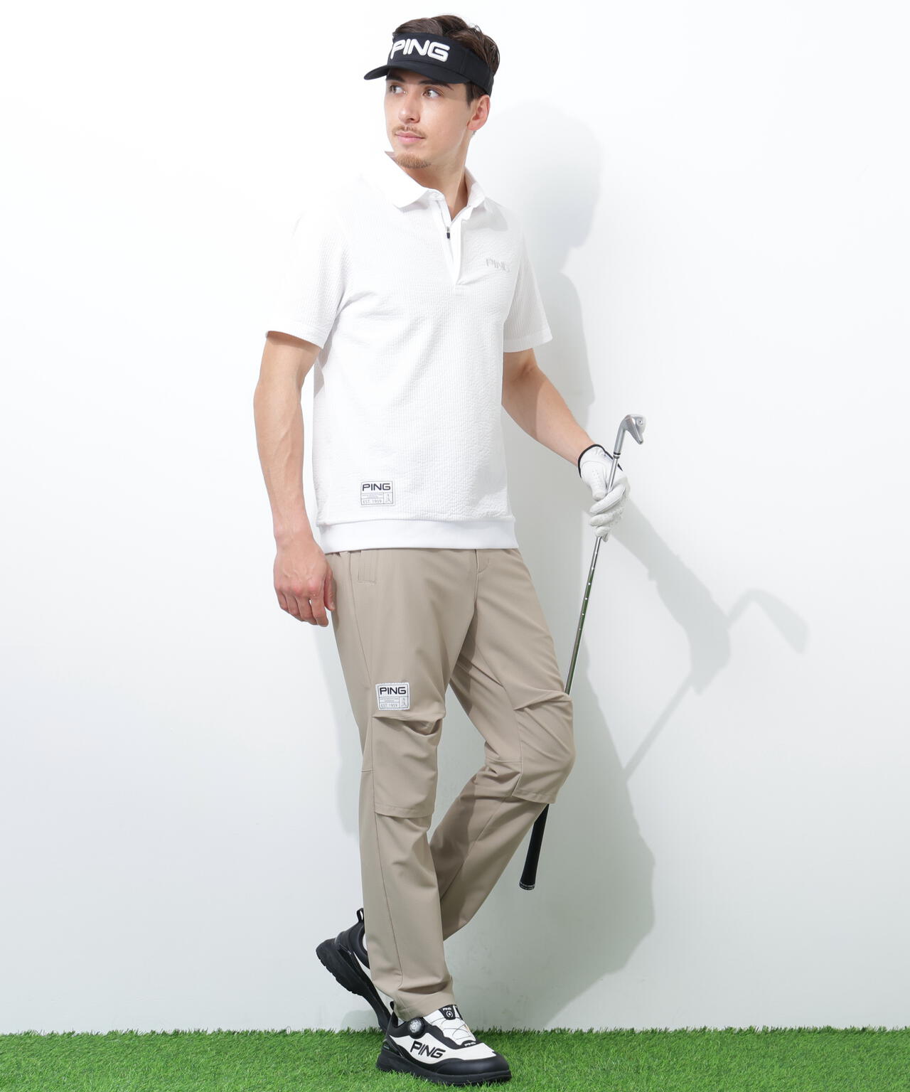 180cm　C:96　W:80　H:93 着用サイズ：L