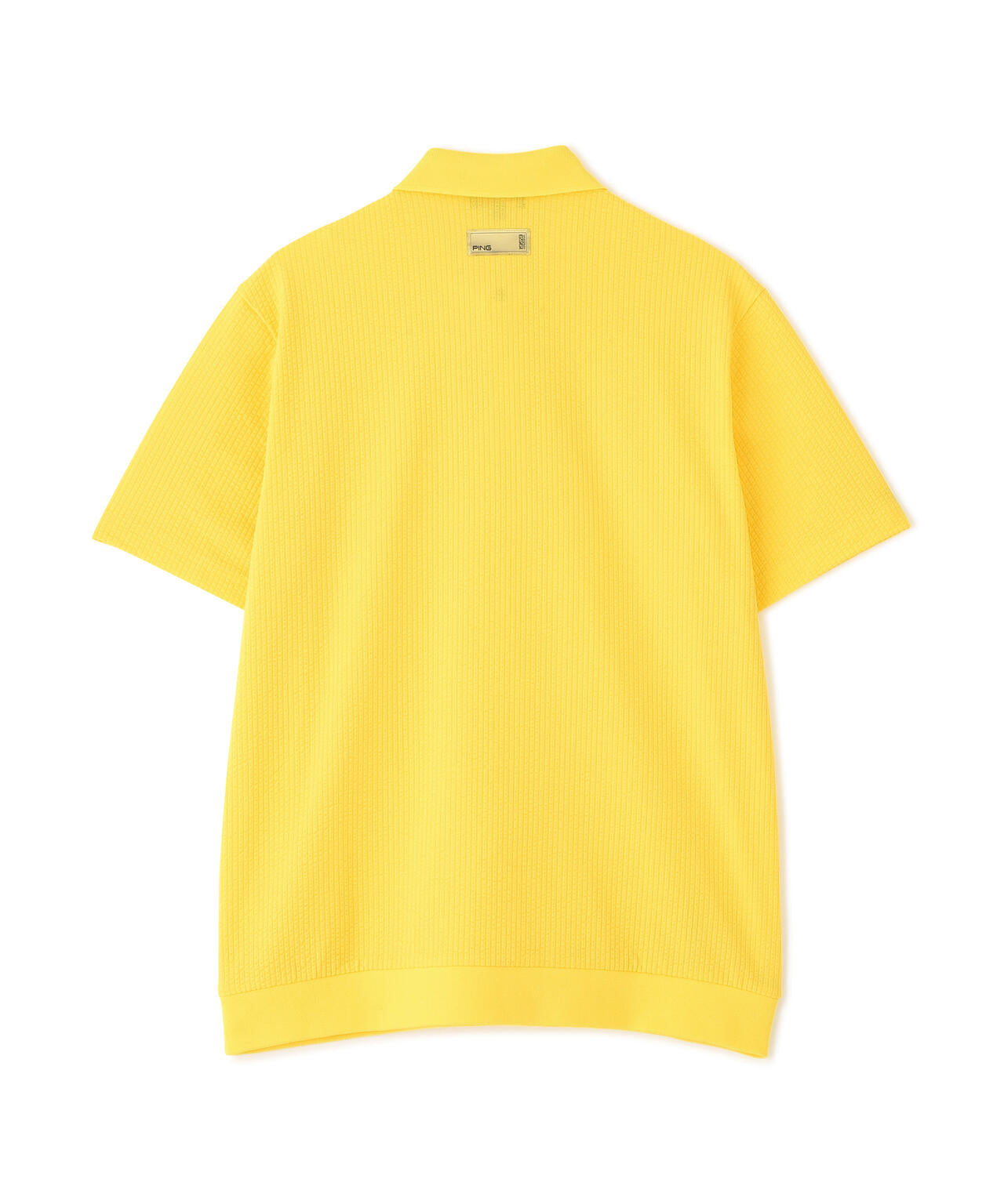 【PING APPAREL】PEサッカー半袖ポロシャツ ＜GOLD＞ (MENS)