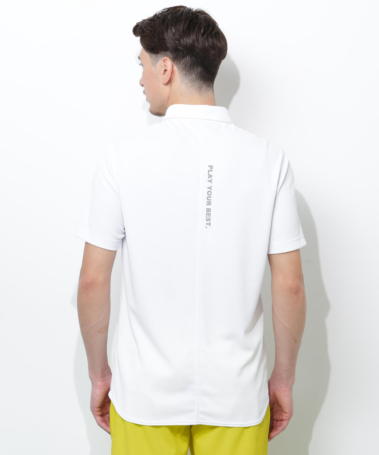 【PING APPAREL】アセイヤーン裏ワッフル半袖ポロシャツ ＜PERFORMANCE＞ (MENS)