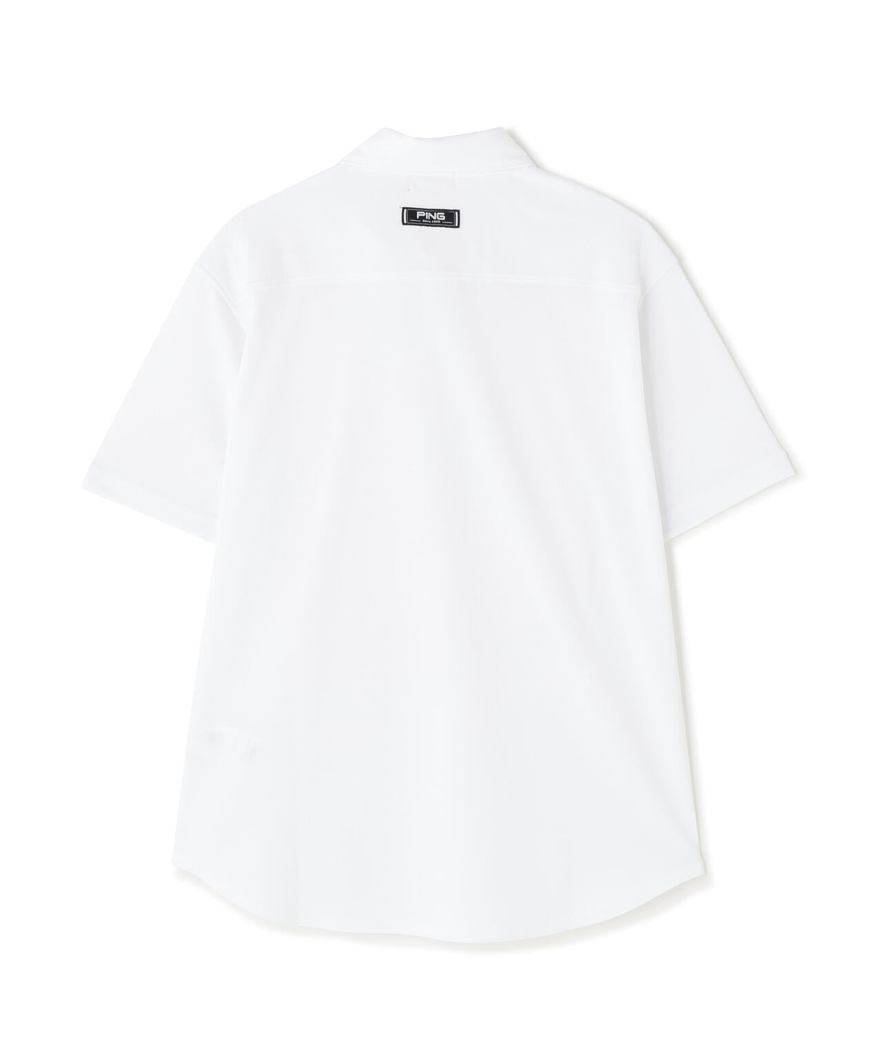 【PING APPAREL】Mr.PINGエンボスカノコ レイブロック半袖ボタンダウンシャツ ＜NAITVE＞ (MENS)