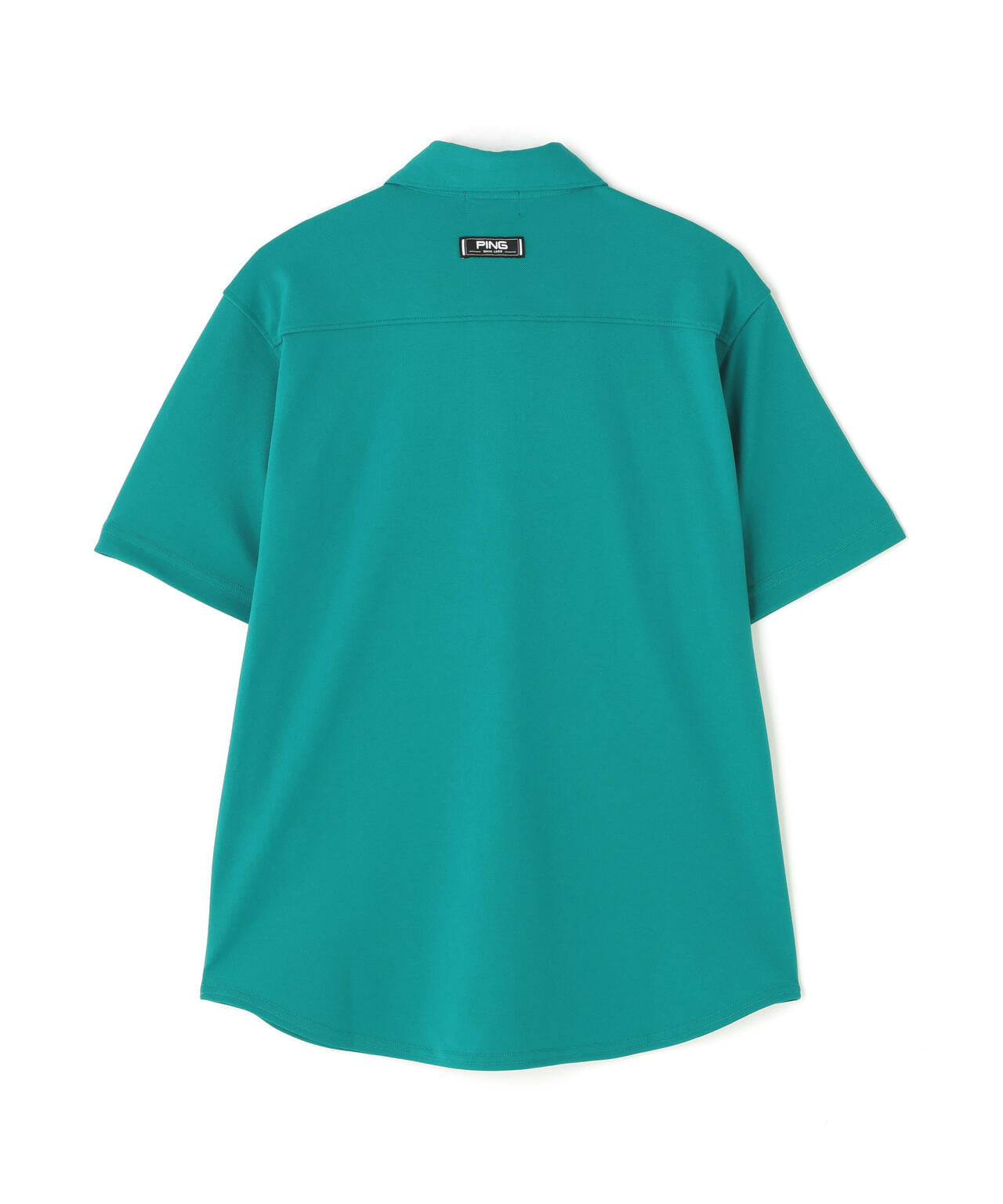 【PING APPAREL】Mr.PINGエンボスカノコ レイブロック半袖ボタンダウンシャツ ＜NAITVE＞ (MENS)