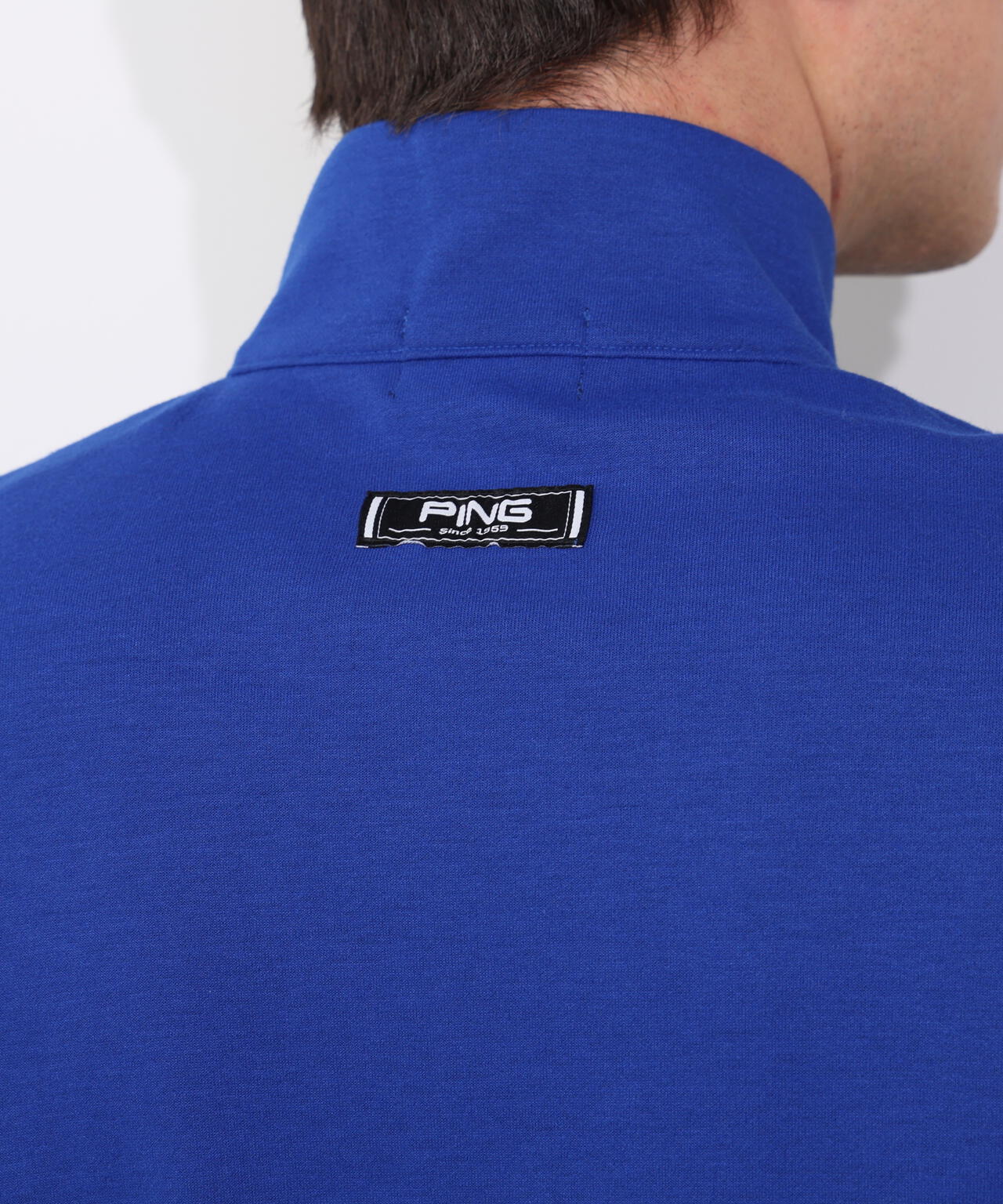 【PING APPAREL】全方向ストレッチダブルフェイスドライミックスアイストーンハーフジップカットソー ＜NATIVE＞ (MENS)