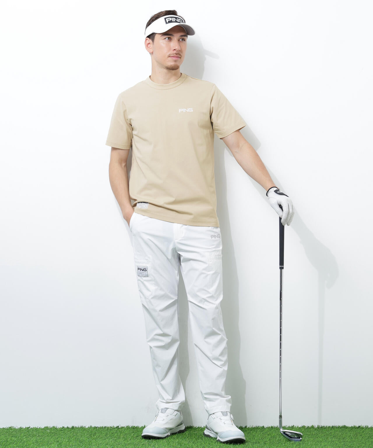 【PING APPAREL】PEカノコTシャツ ＜GOLD＞ (MENS)