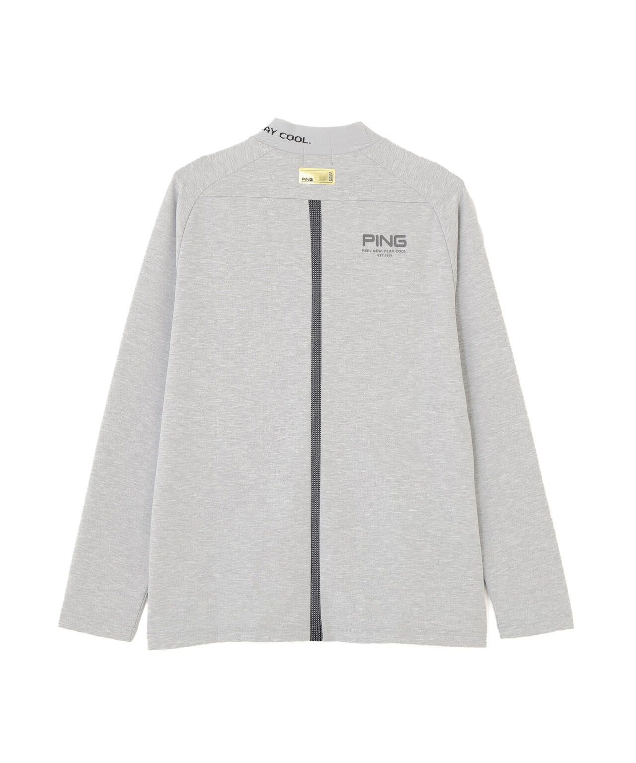 【PING APPAREL】冷感ポンチハイネックシャツ ＜GOLD＞ (MENS)