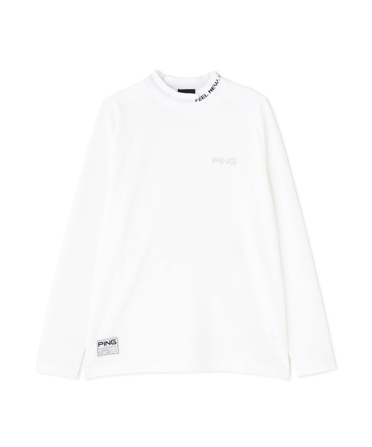 【PING APPAREL】冷感ポンチハイネックシャツ ＜GOLD＞ (MENS)