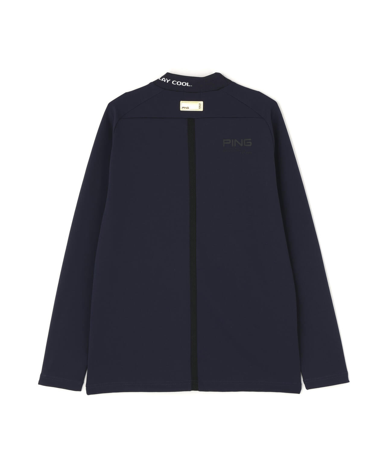 【PING APPAREL】冷感ポンチハイネックシャツ ＜GOLD＞ (MENS)
