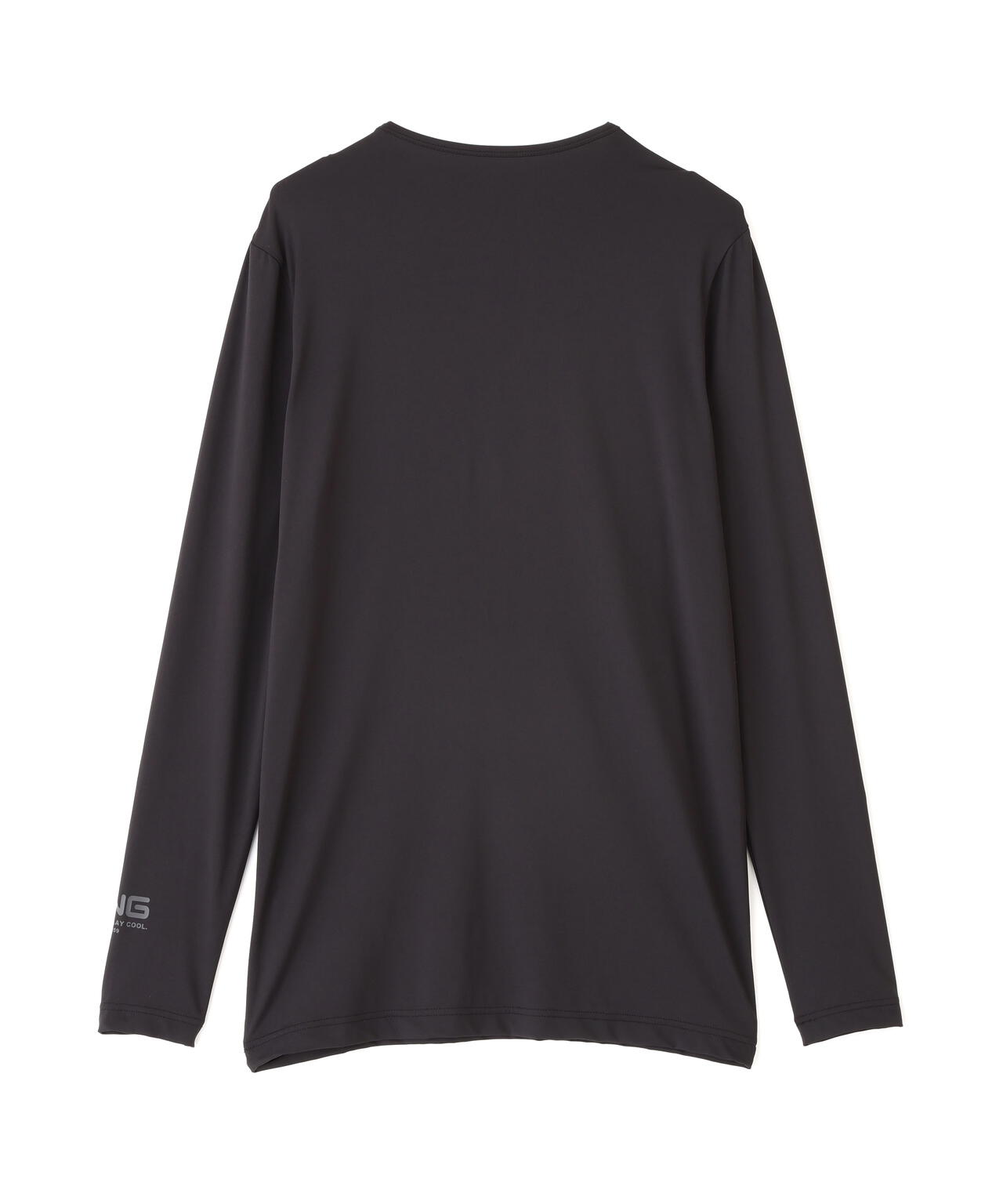 【PING APPAREL】【UVカット・接触冷感】ベア天竺Uネック長袖インナーシャツ ＜GOLD＞ (MENS)