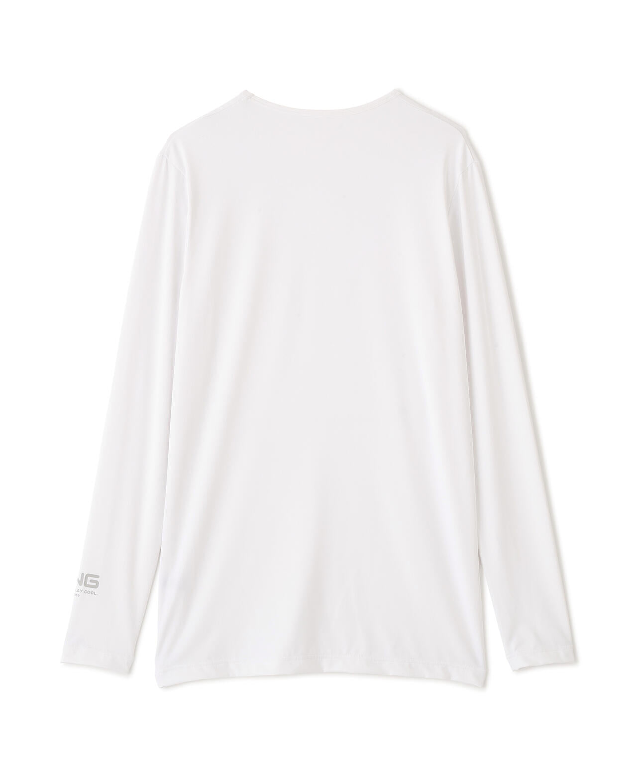 【PING APPAREL】【UVカット・接触冷感】ベア天竺Uネック長袖インナーシャツ ＜GOLD＞ (MENS)