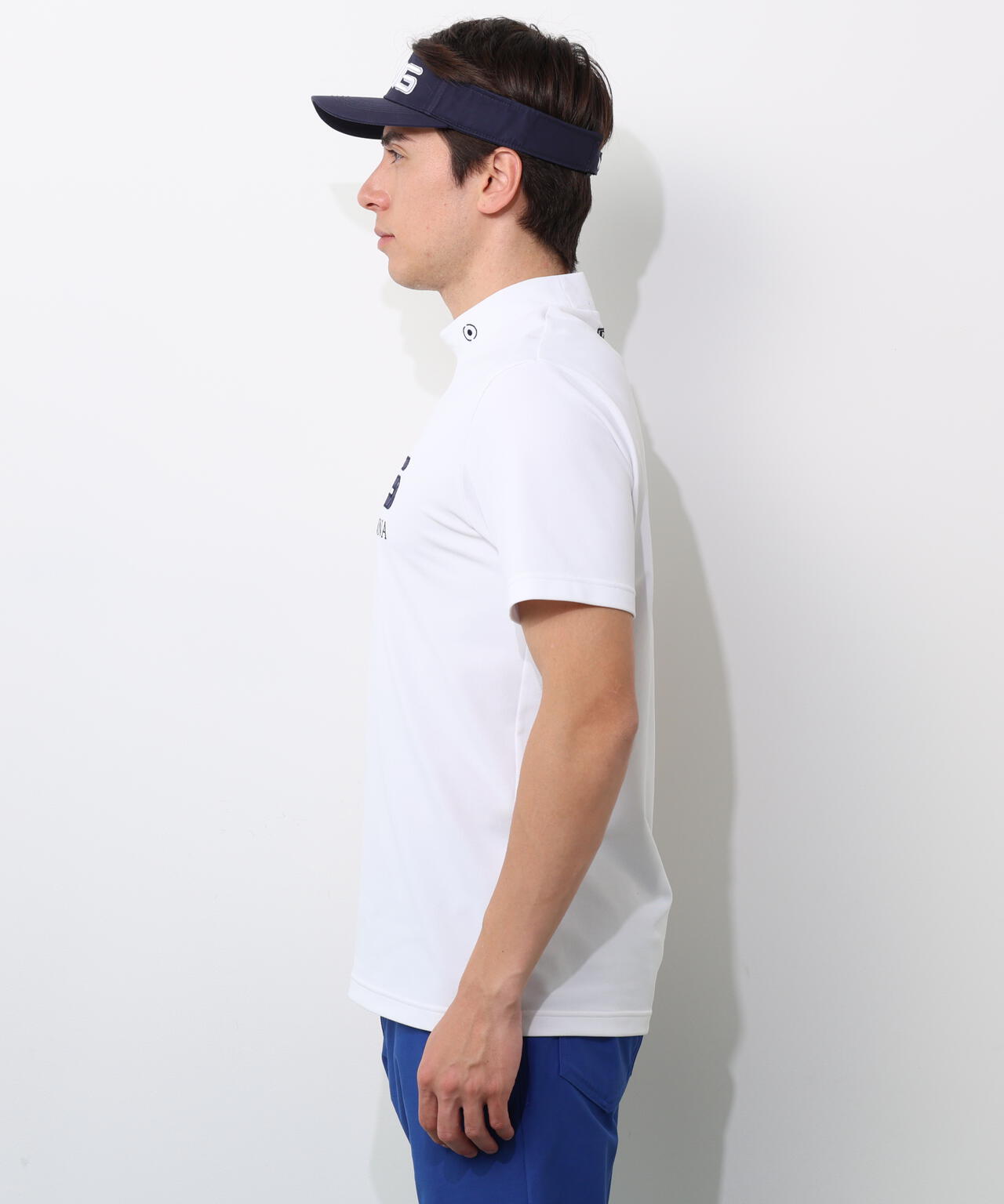 【PING APPAREL】アップリケ半袖ハイネックシャツ ＜NATIVE＞ (MENS)
