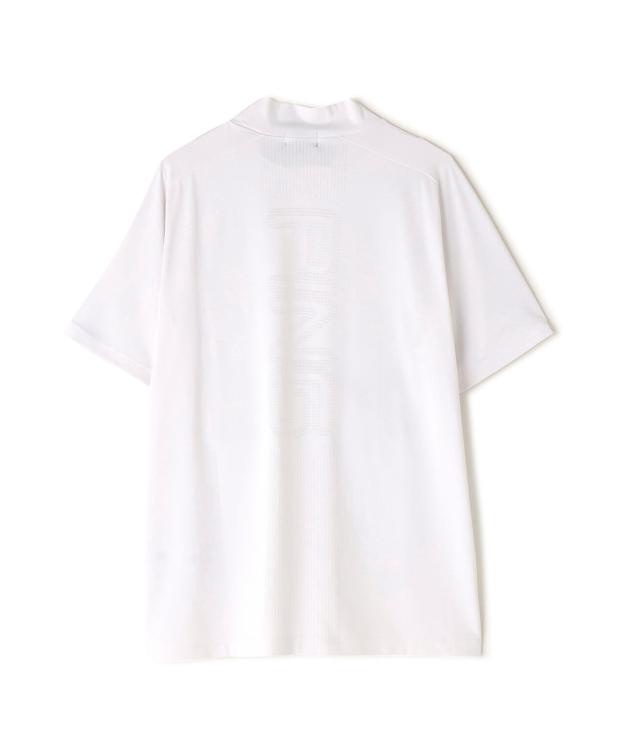 【PING APPAREL】パネルジャカード半袖ハイネックシャツ ＜PERFORMANCE＞ (MENS)