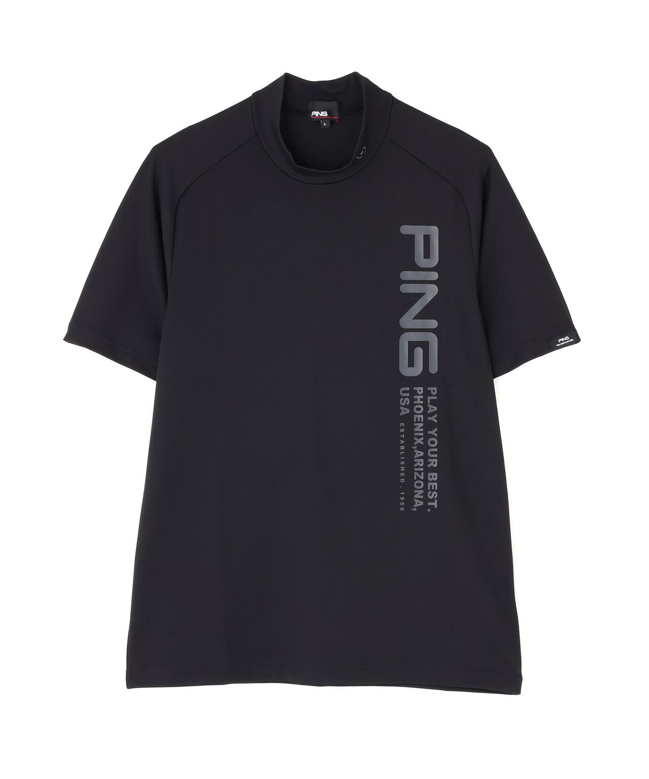 【PING APPAREL】テラカノコ半袖ハイネックシャツ ＜PERFORMANCE＞ (MENS)