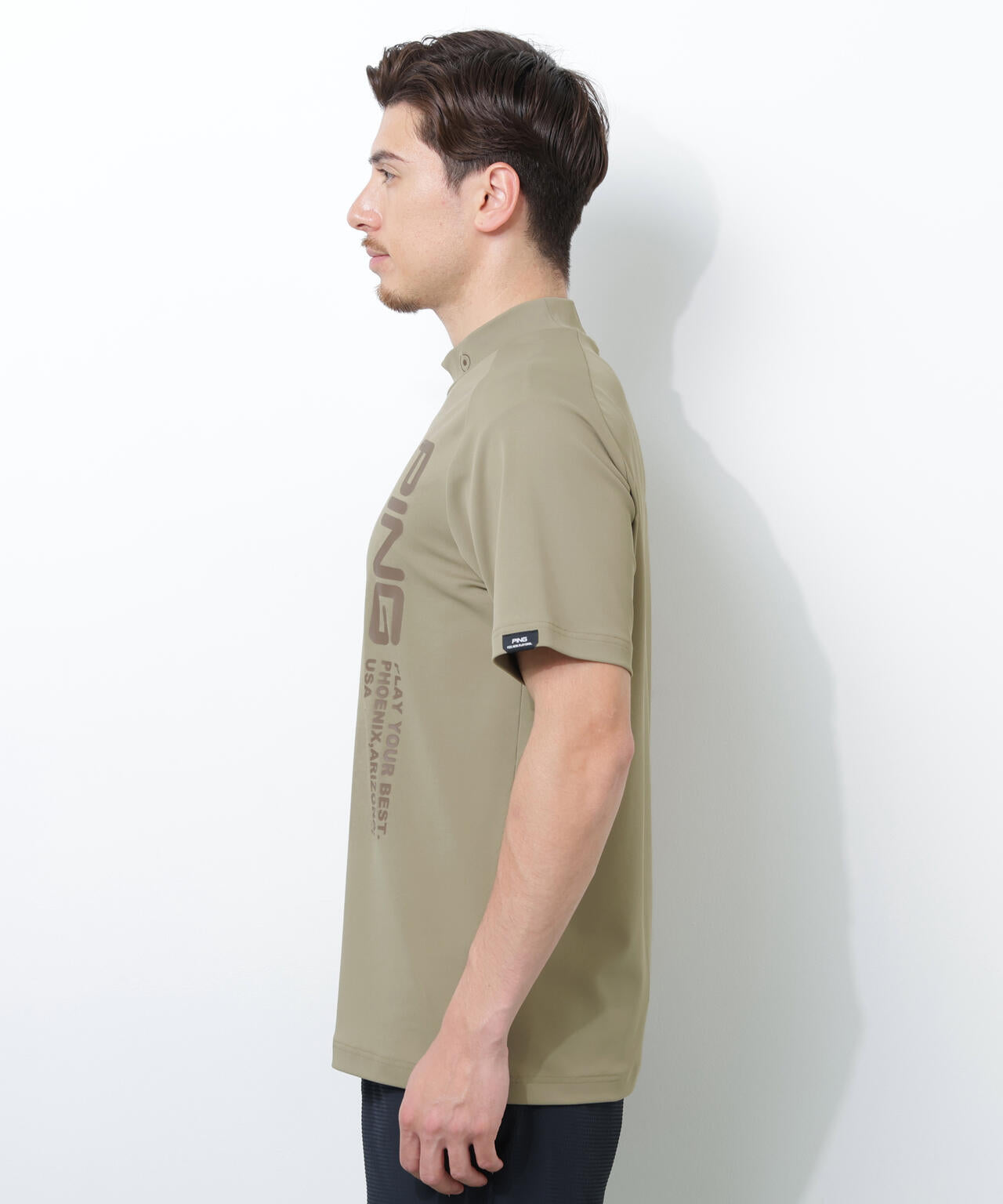 【PING APPAREL】テラカノコ半袖ハイネックシャツ ＜PERFORMANCE＞ (MENS)