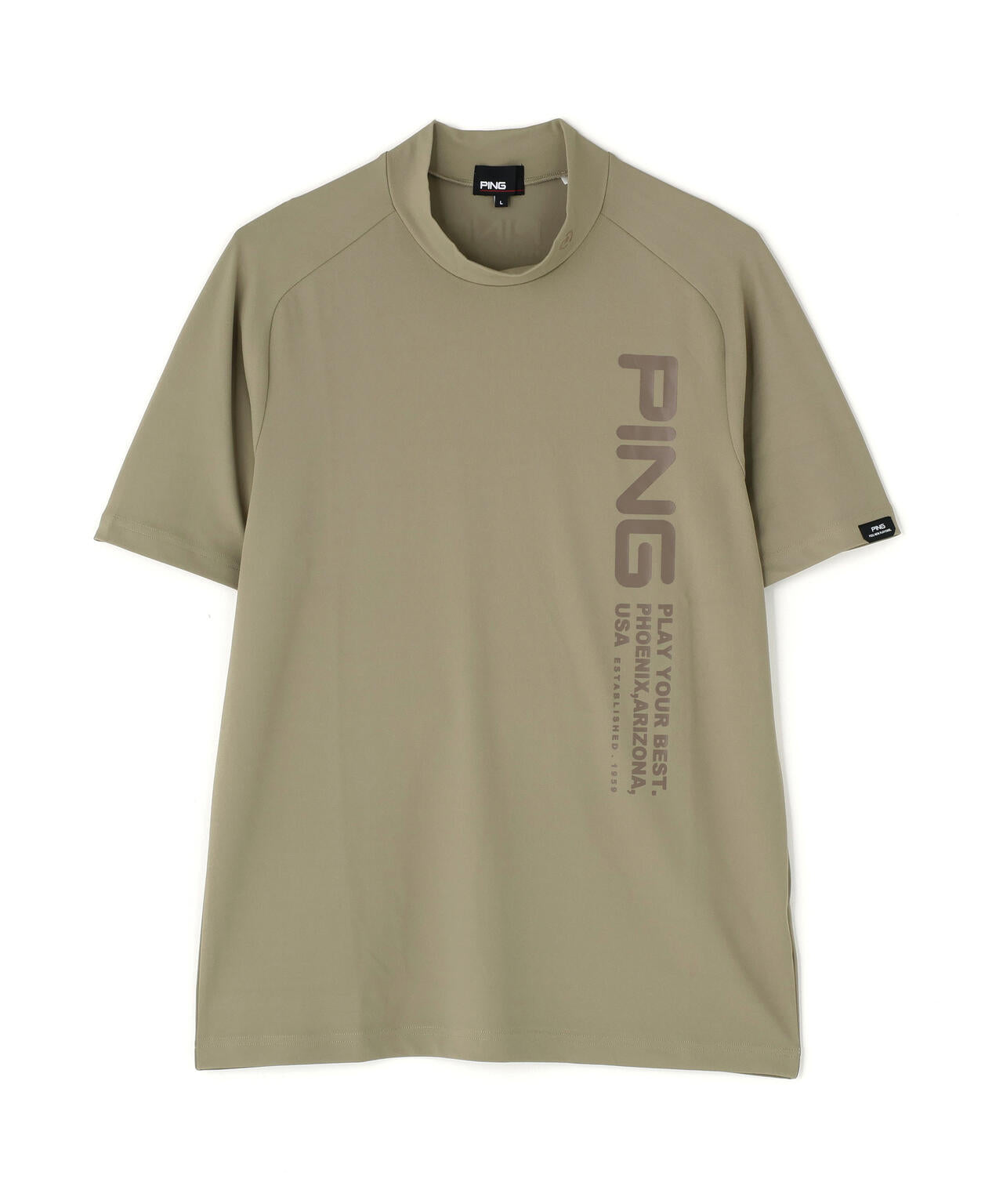 【PING APPAREL】テラカノコ半袖ハイネックシャツ ＜PERFORMANCE＞ (MENS)
