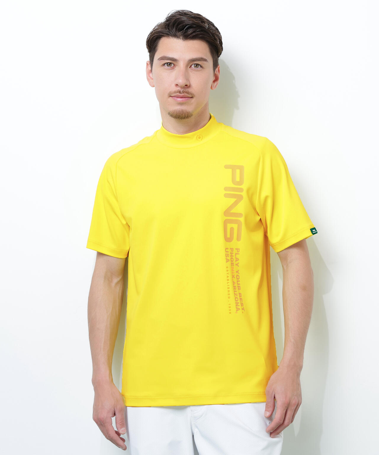 【PING APPAREL】テラカノコ半袖ハイネックシャツ ＜PERFORMANCE＞ (MENS)