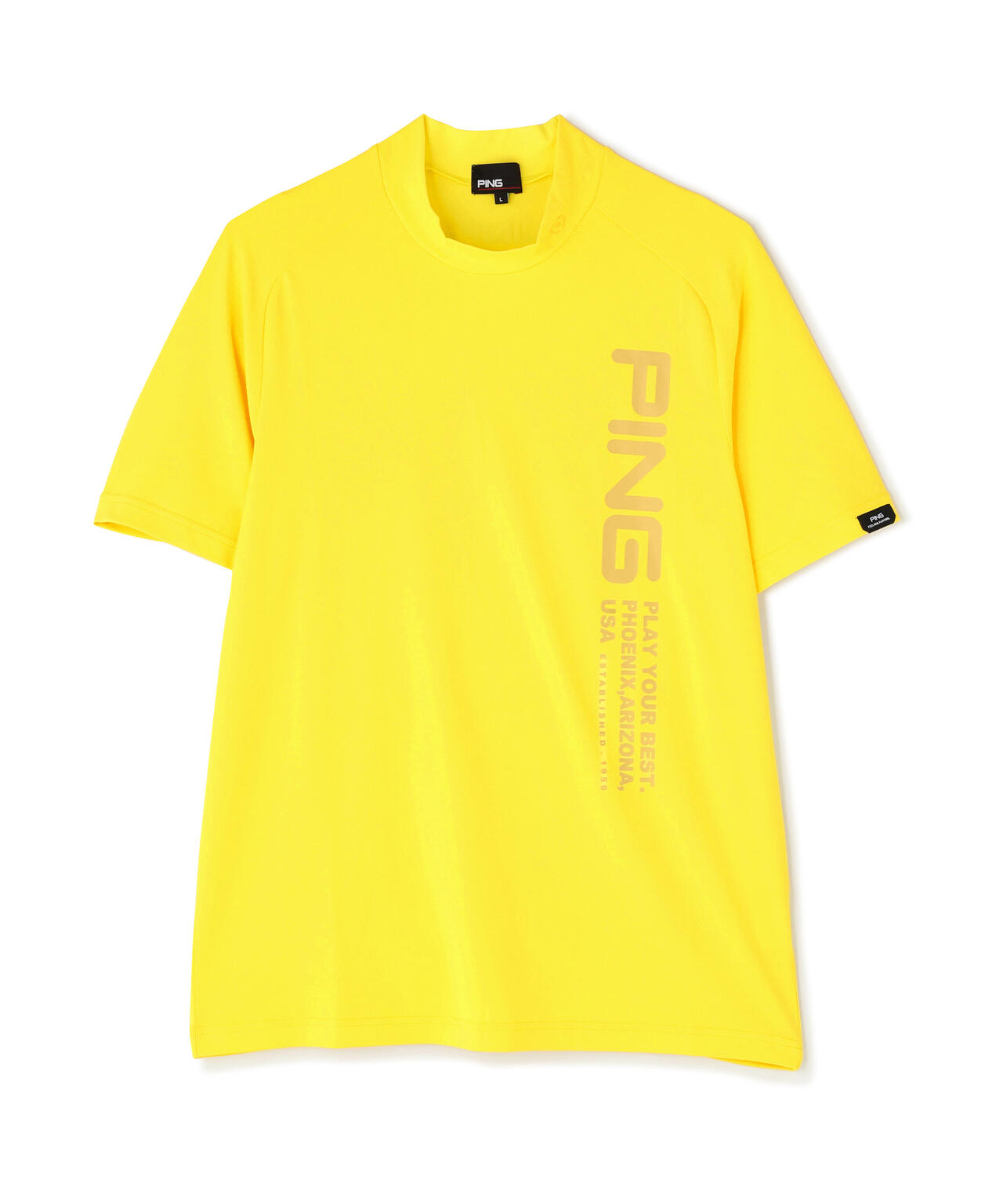 【PING APPAREL】テラカノコ半袖ハイネックシャツ ＜PERFORMANCE＞ (MENS)