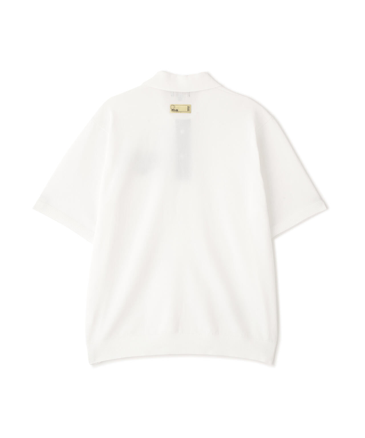 【PING APPAREL】半袖ニットポロシャツ ＜GOLD＞ (MENS)